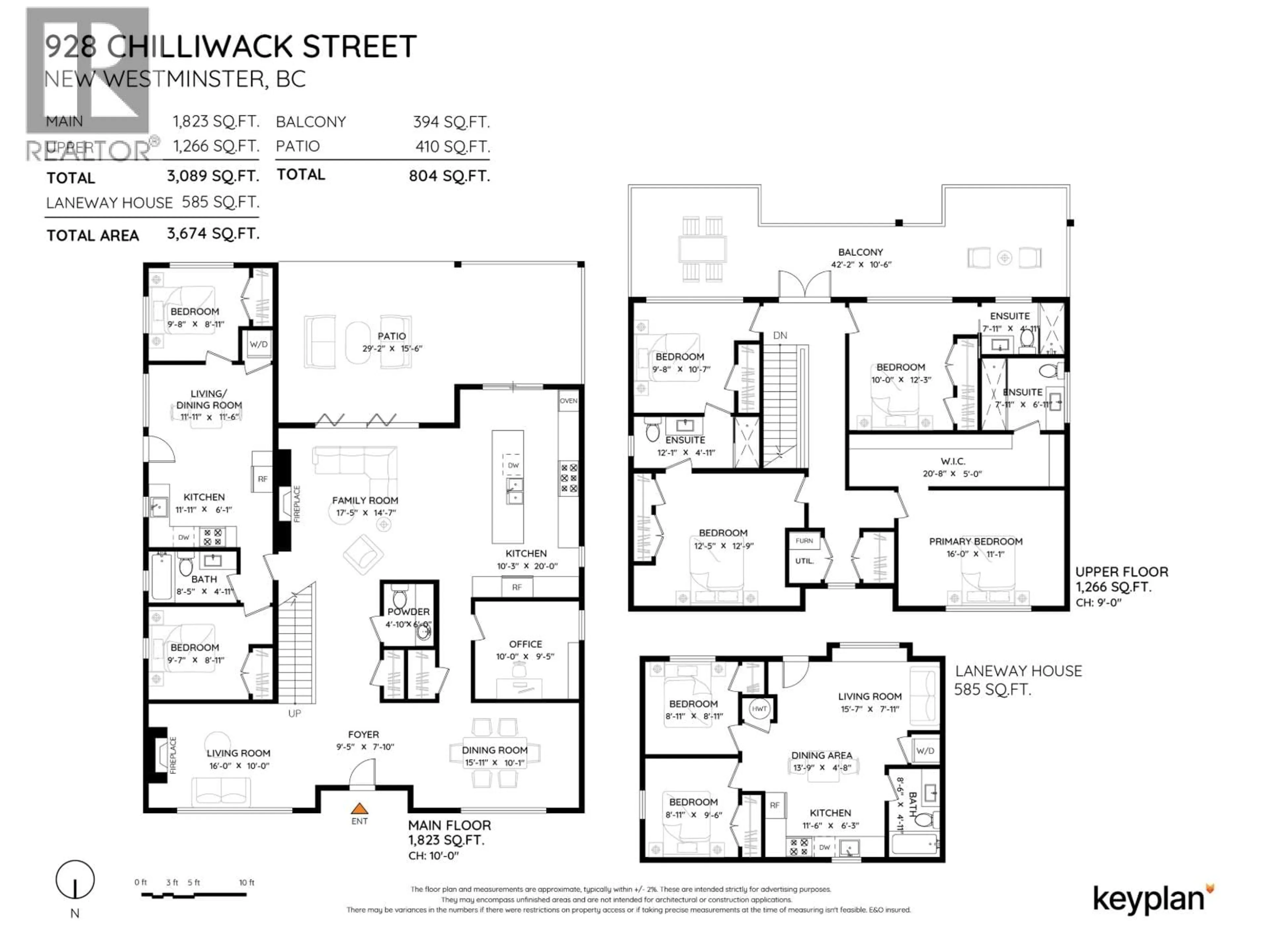 Floor plan for 928 CHILLIWACK STREET, New Westminster British Columbia V3L4V5