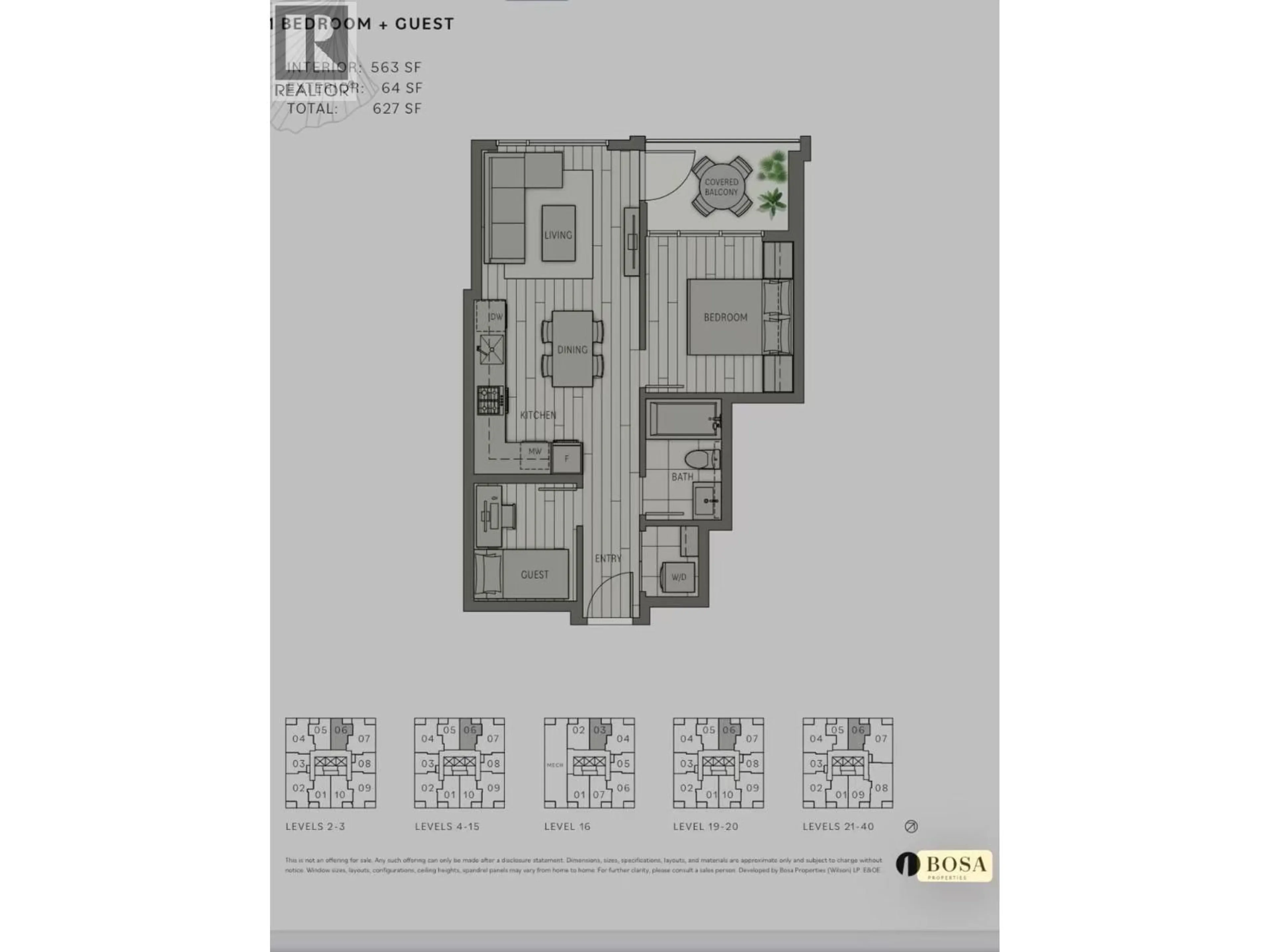 Floor plan for 1006 - 5987 WILSON AVENUE, Burnaby British Columbia V5H0L7