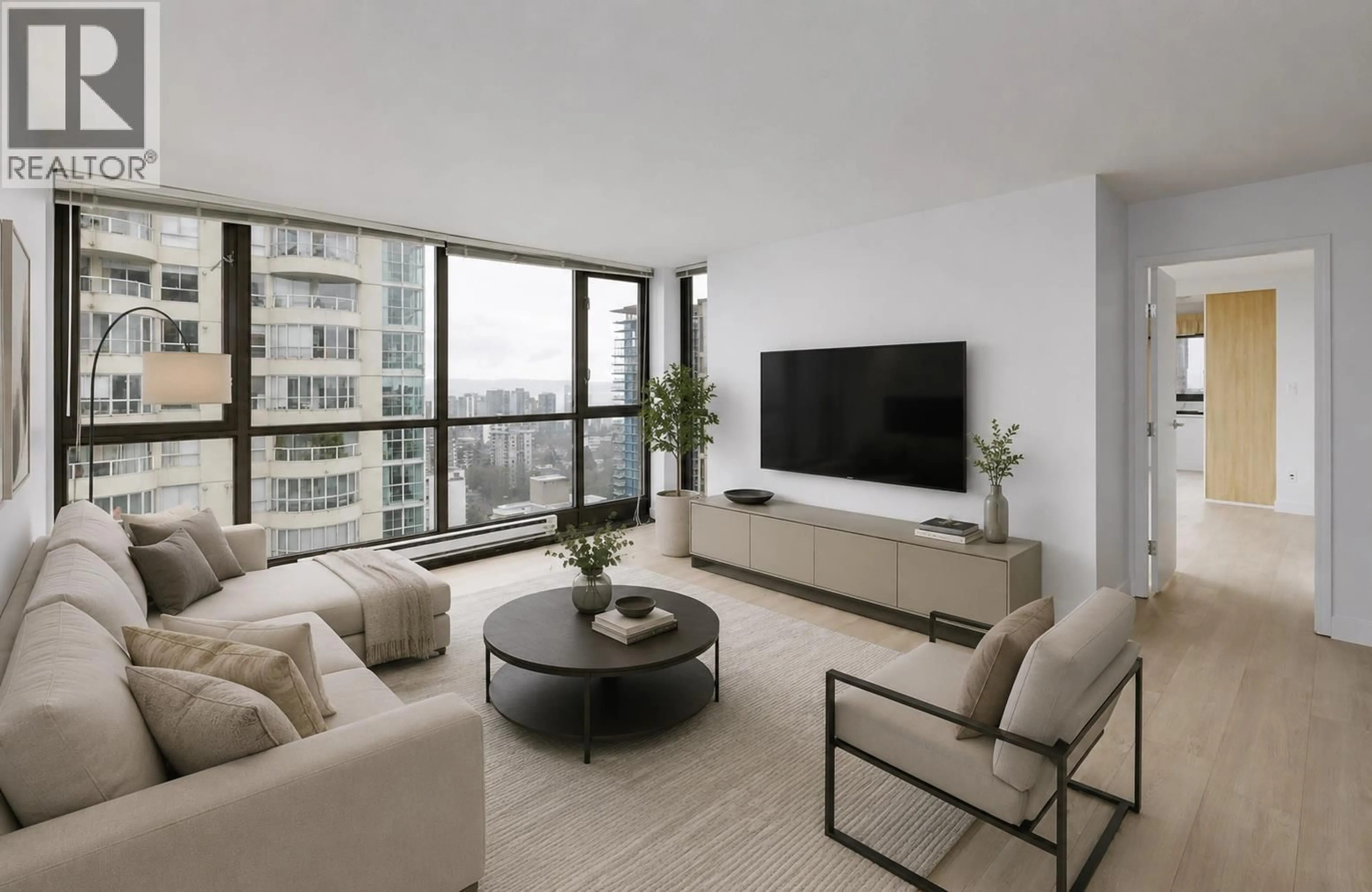 Living room with furniture, unknown for 2905 - 1331 ALBERNI STREET, Vancouver British Columbia V6E4S1