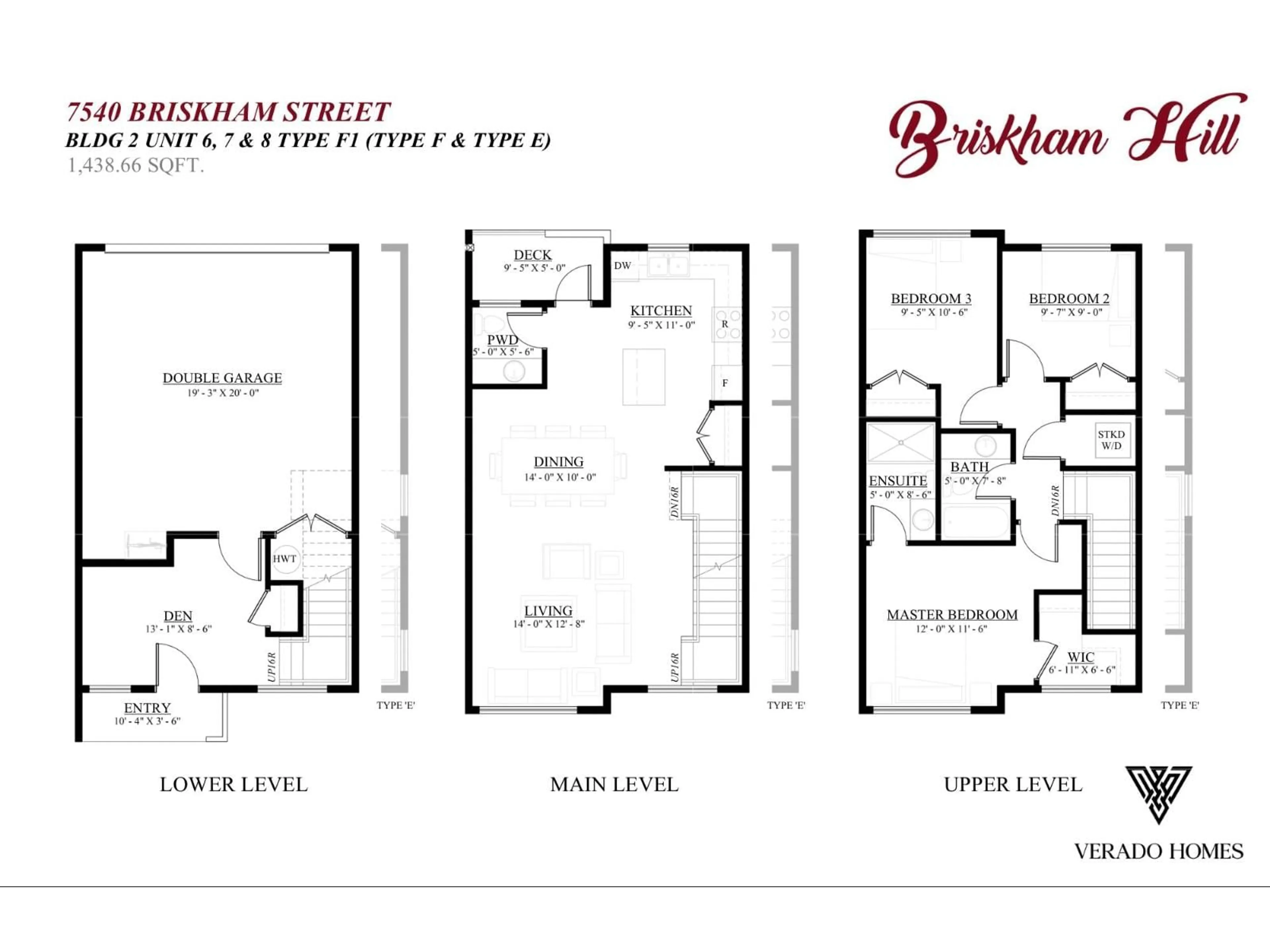 Floor plan for 8 - 7540 BRISKHAM STREET, Mission British Columbia V2V3L8