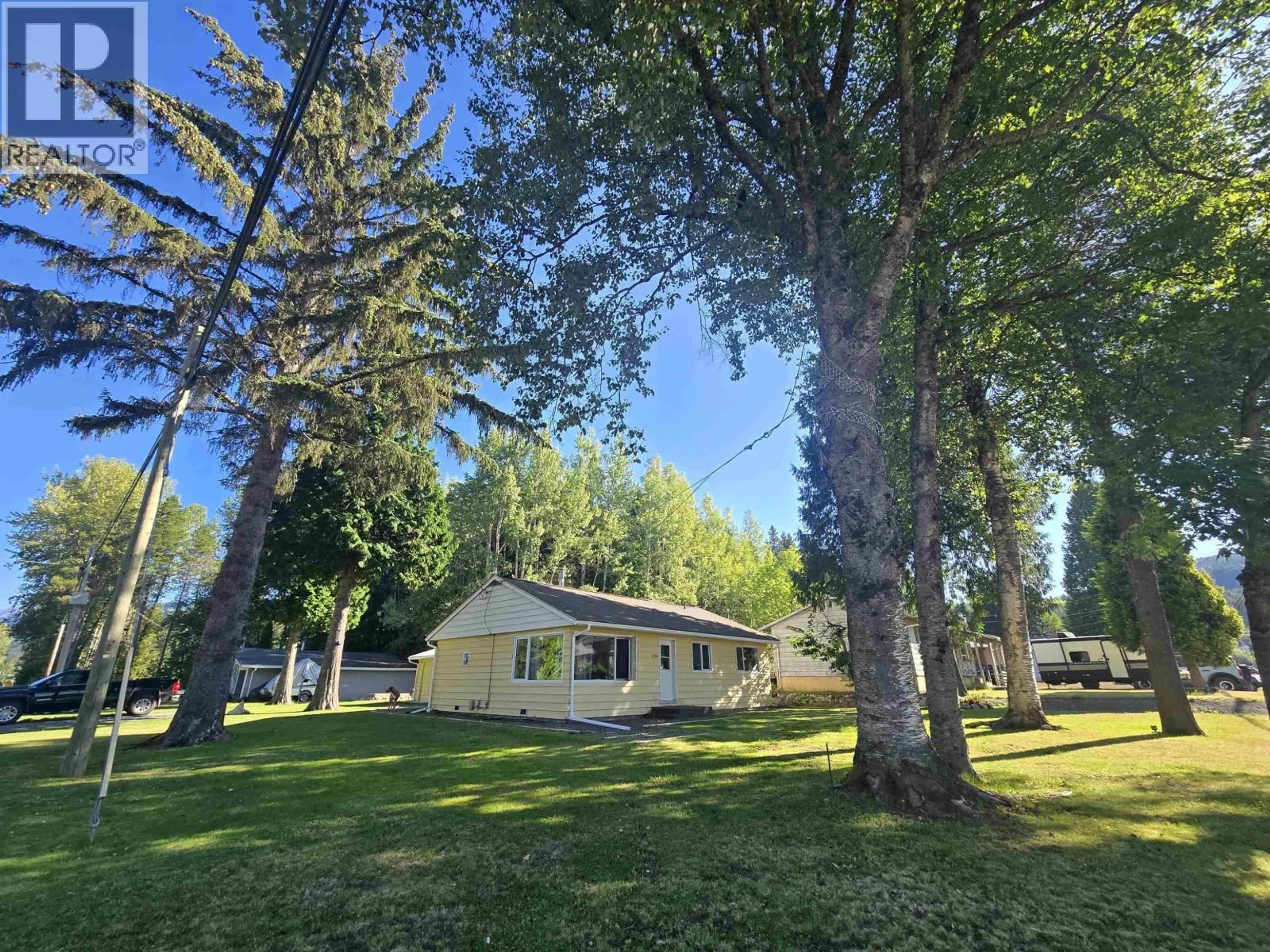 A pic from outside/outdoor area/front of a property/back of a property/a pic from drone, forest/trees view for 4736 HALLIWELL AVENUE, Terrace British Columbia V8G2J3