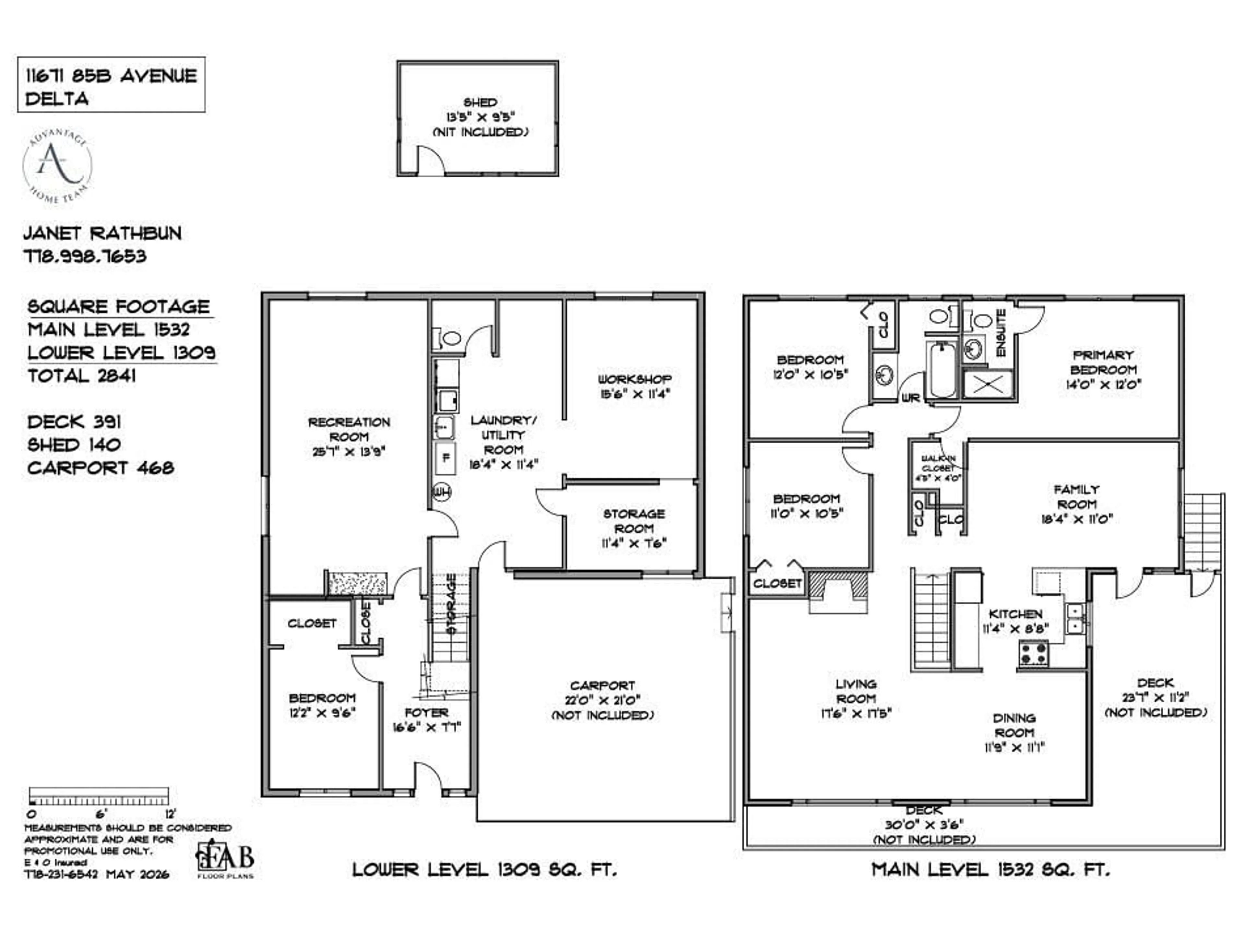 Floor plan for 11671 85B AVENUE, Delta British Columbia V4C7K6