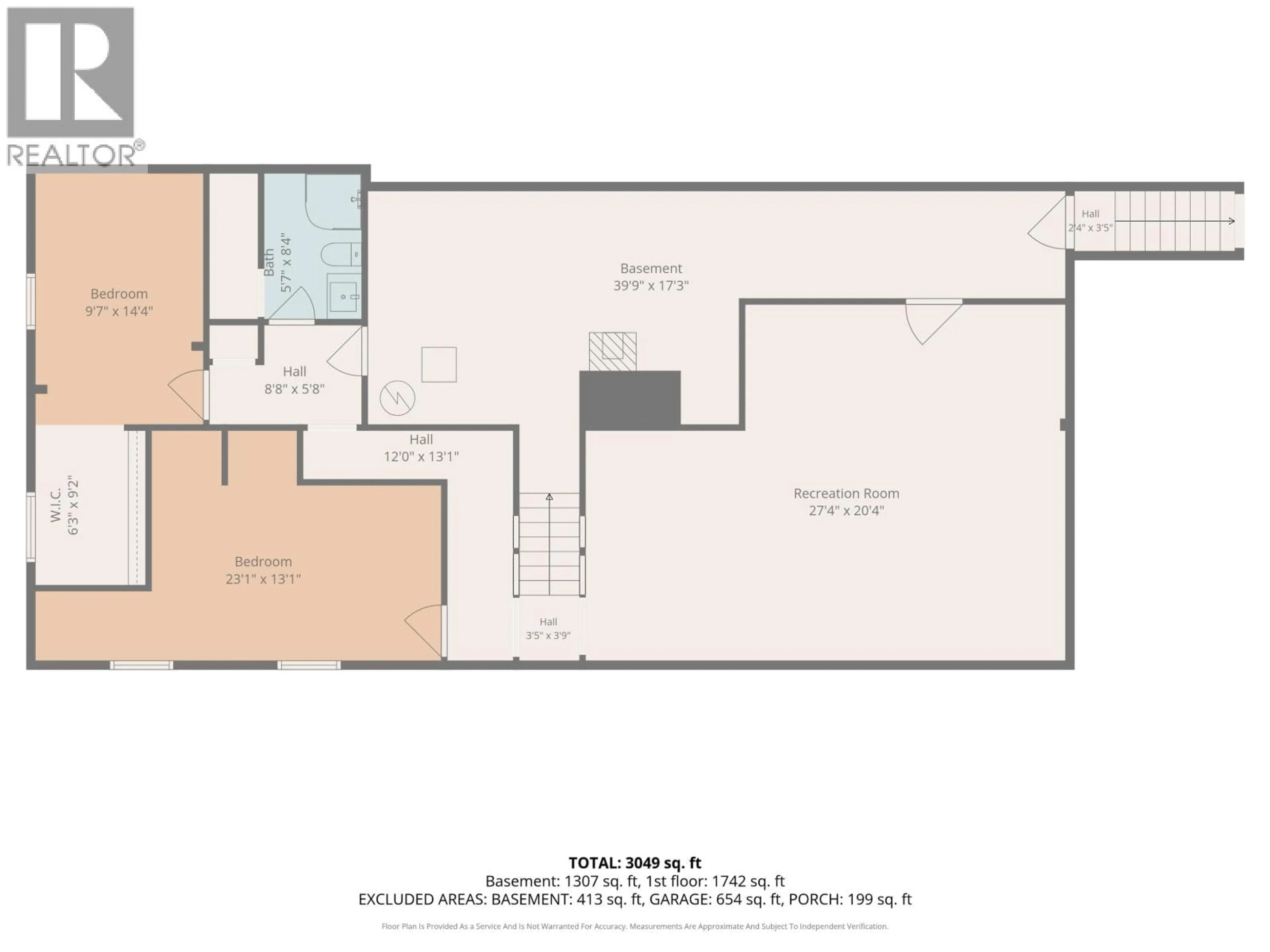 Floor plan for 9951 BELMONT ROAD, Prince George British Columbia V2K5T9