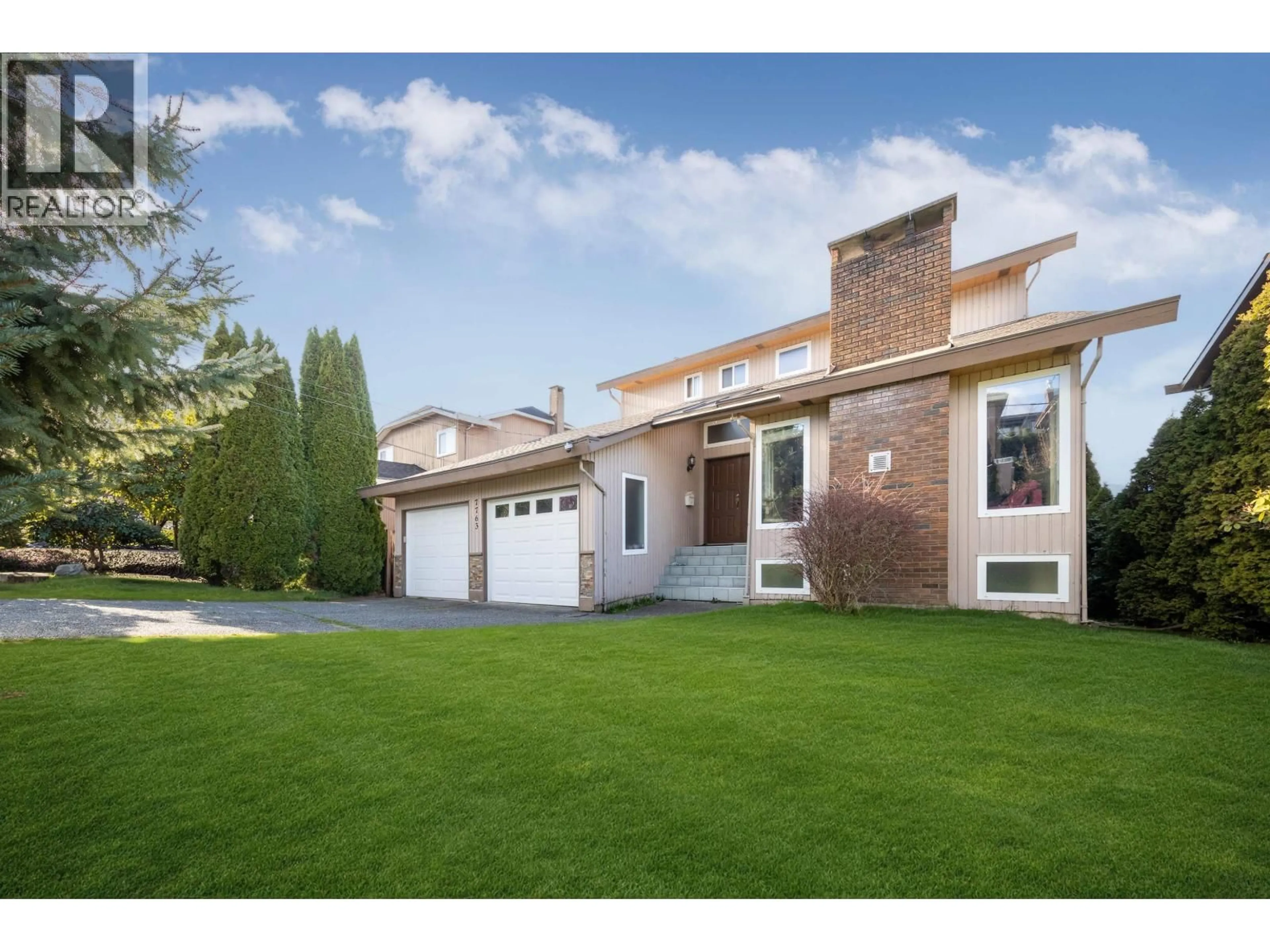 Home with brick exterior material, street for 7763 HAZELMERE STREET, Burnaby British Columbia V5E2B3