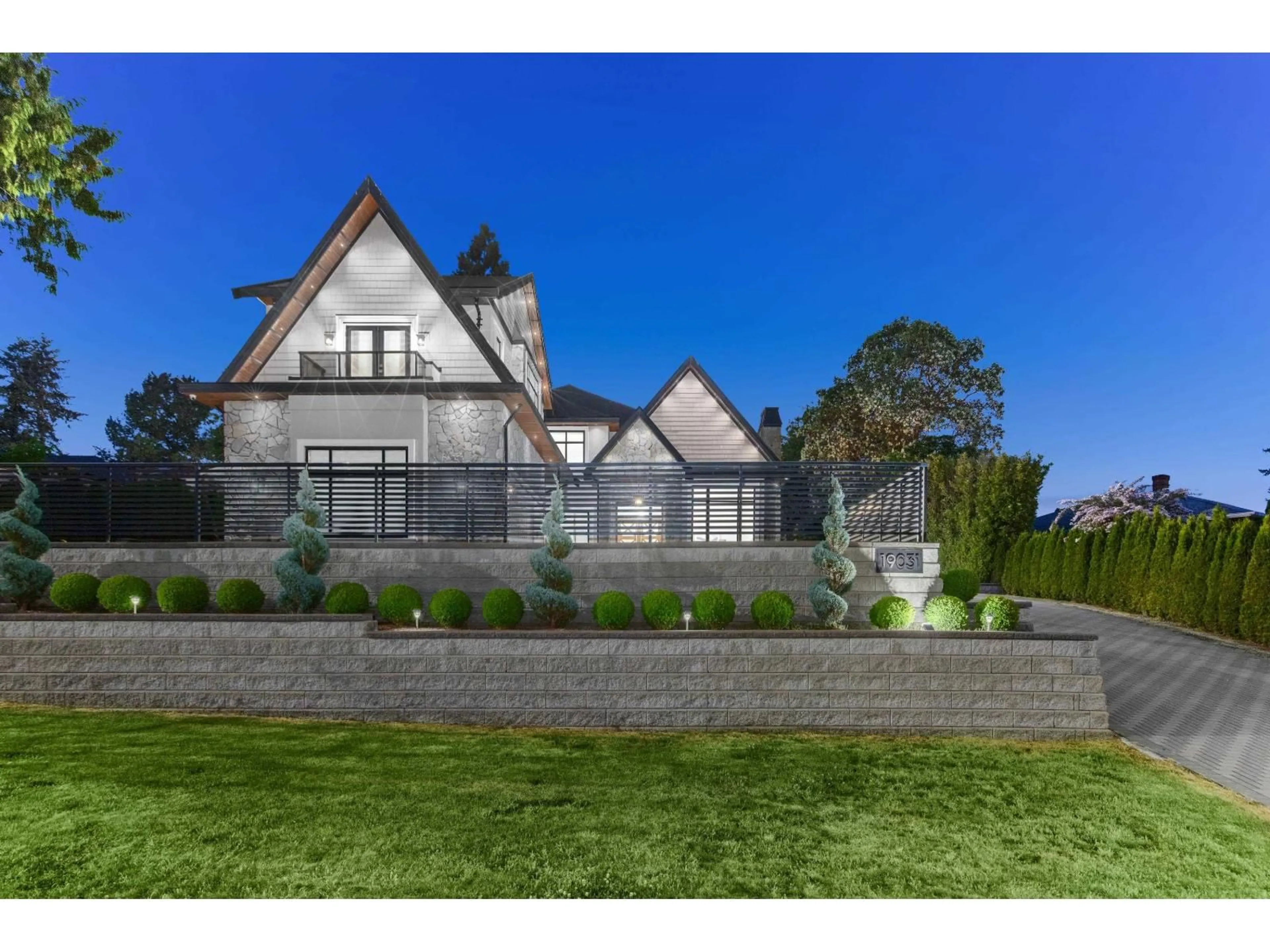 Home with brick exterior material, mountain view for 19031 60B AVENUE, Surrey British Columbia V3S8C9