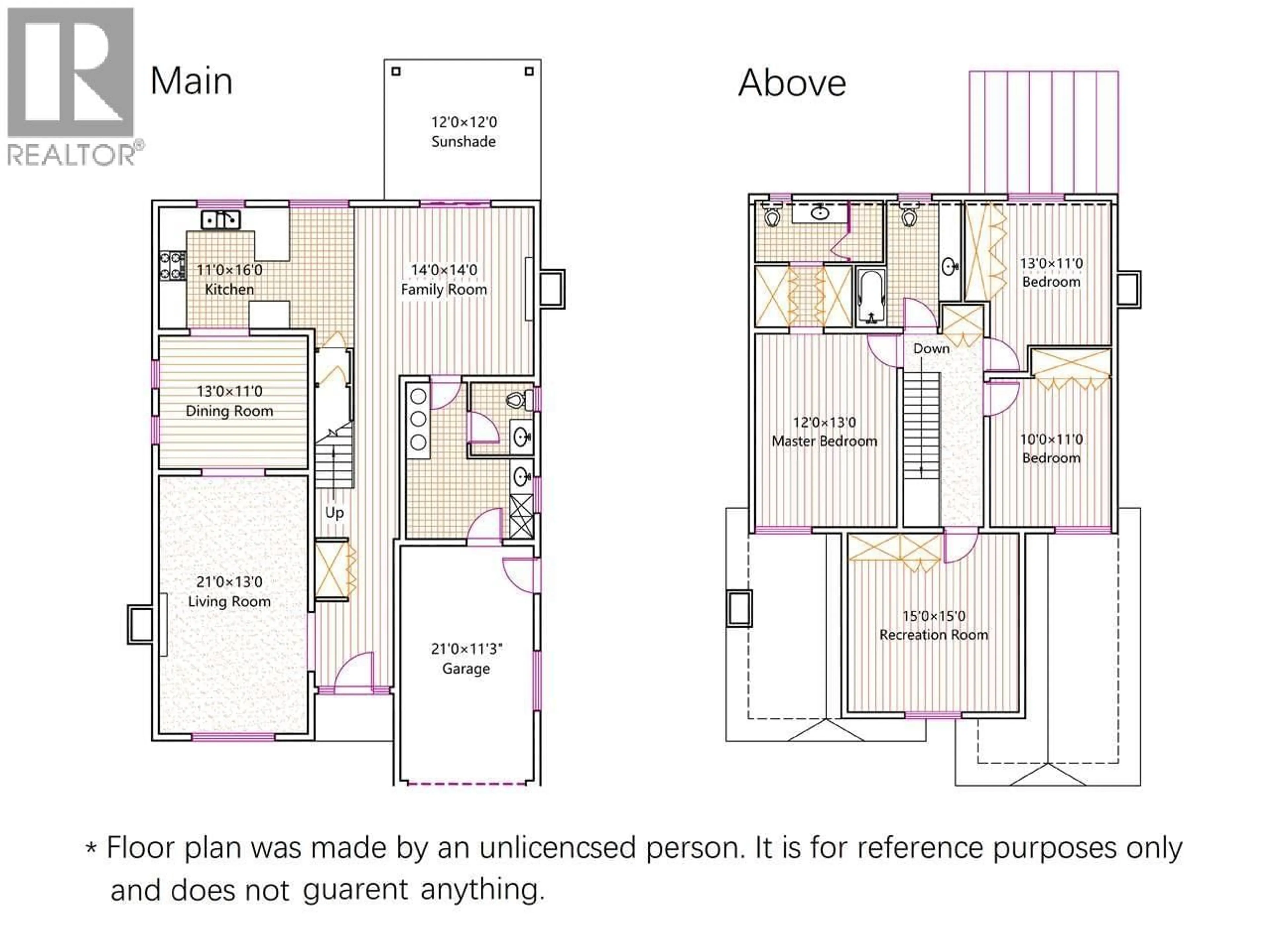 Floor plan for 9400 MCBURNEY DRIVE, Richmond British Columbia V6Y3C6