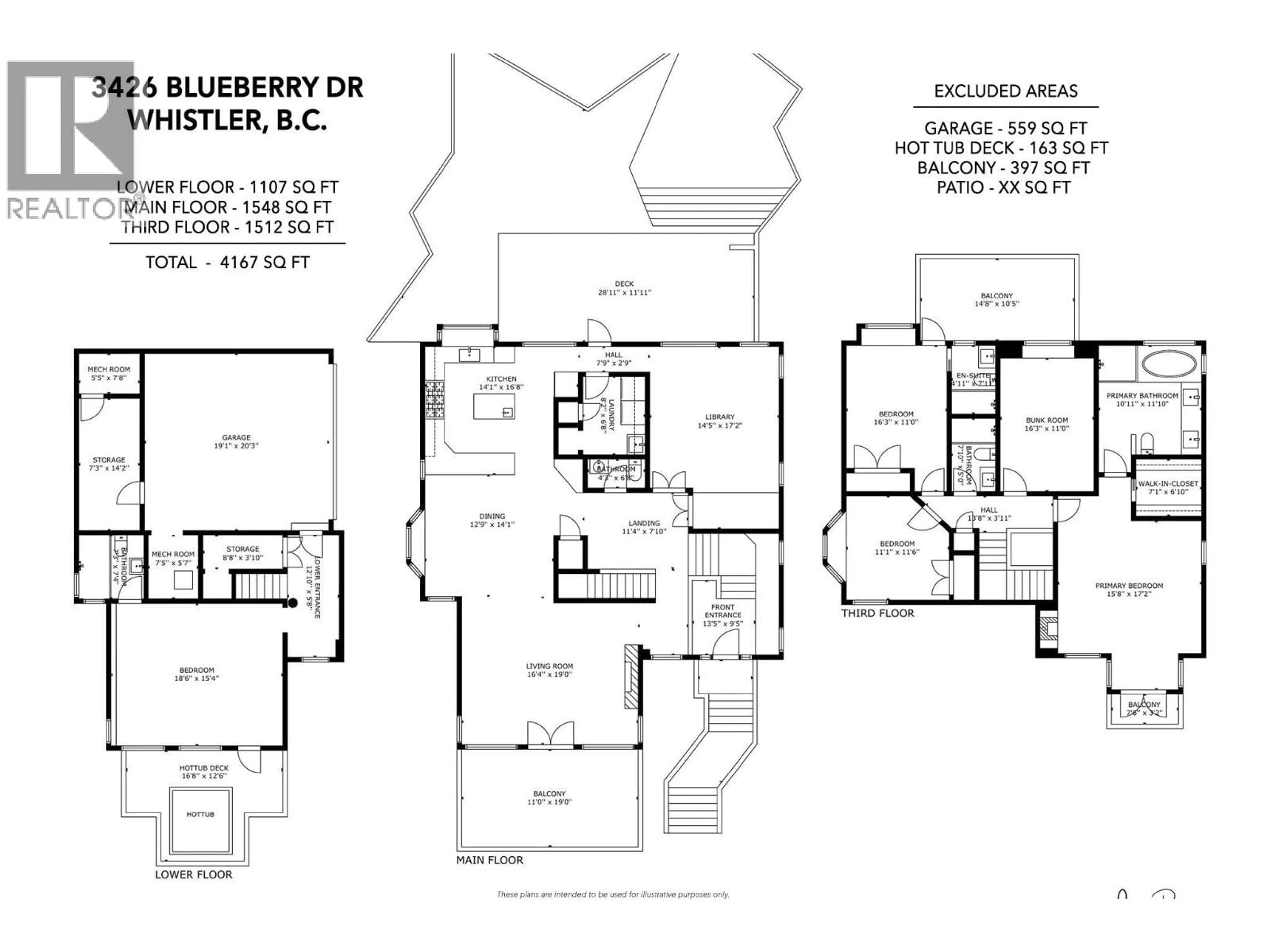 Floor plan for 3426 BLUEBERRY DRIVE, Whistler British Columbia V8E0B9