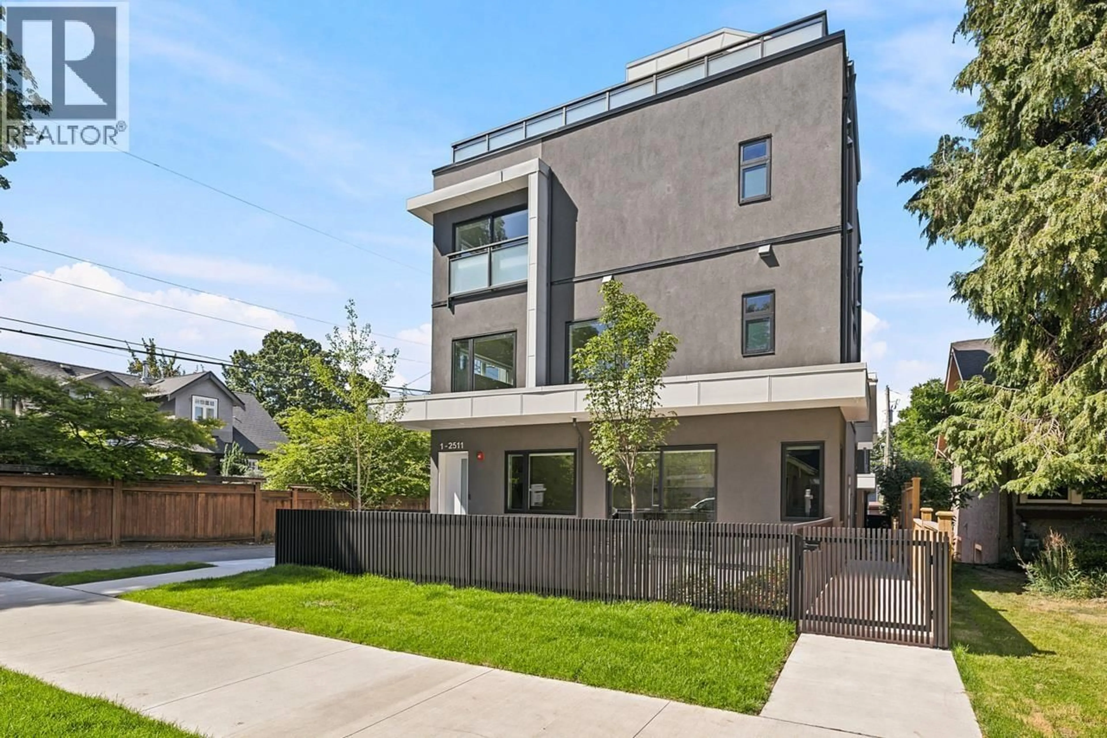 Home with brick exterior material, street for 1 - 2511 KITCHENER STREET, Vancouver British Columbia V5K3C7