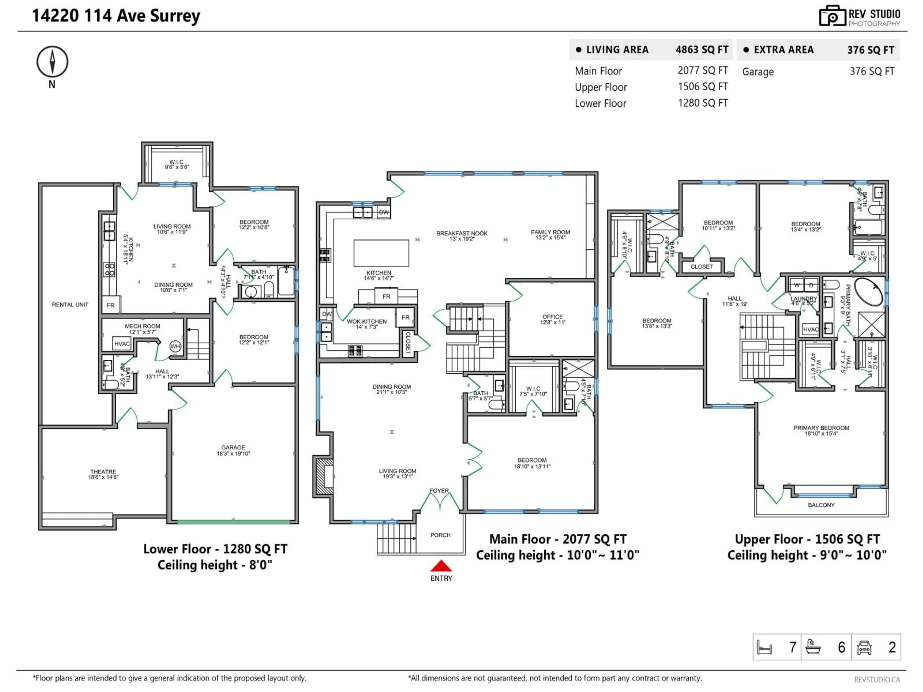 Floor plan for 14220 114 AVENUE, Surrey British Columbia V3R5H3