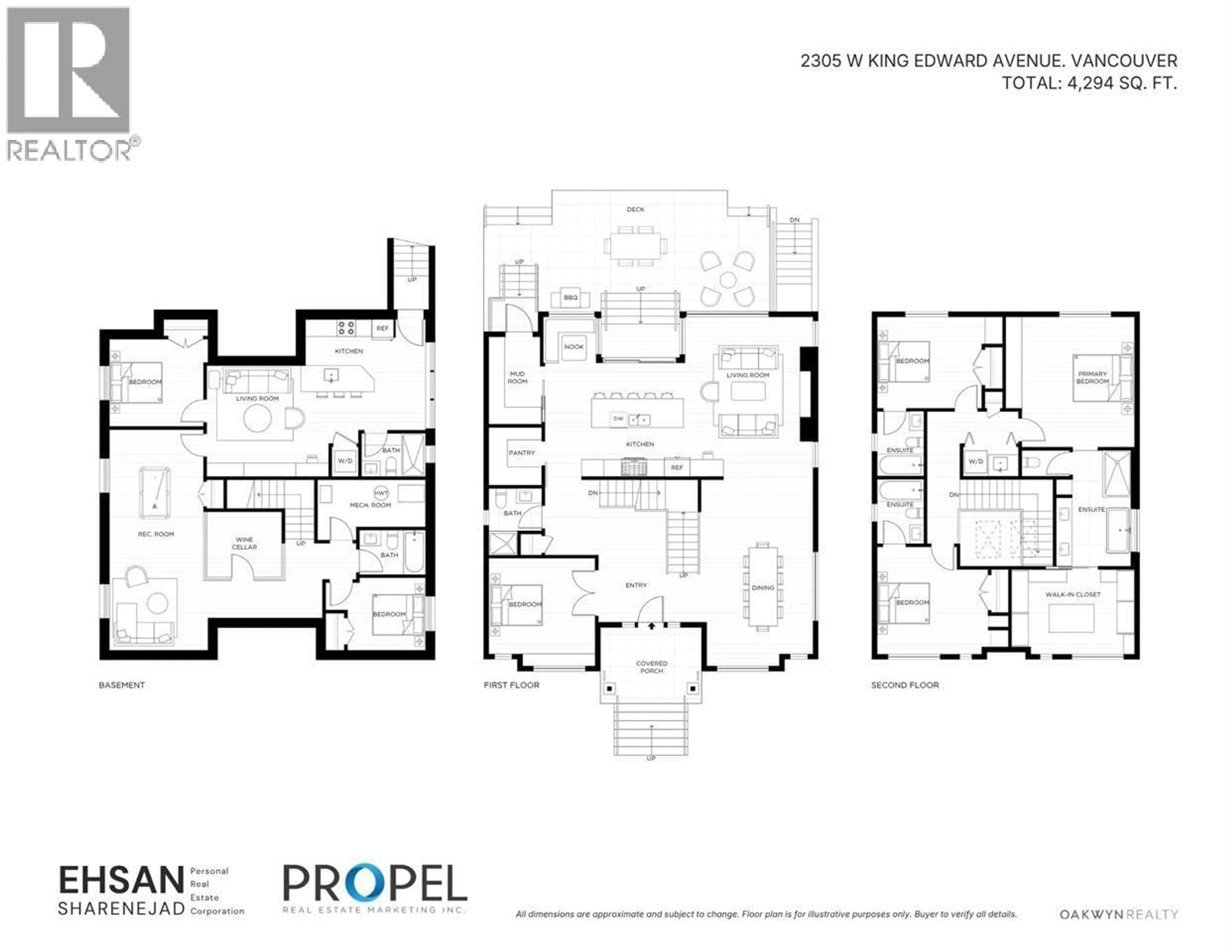 Floor plan for 2305 KING EDWARD AVENUE, Vancouver British Columbia V6L1T3