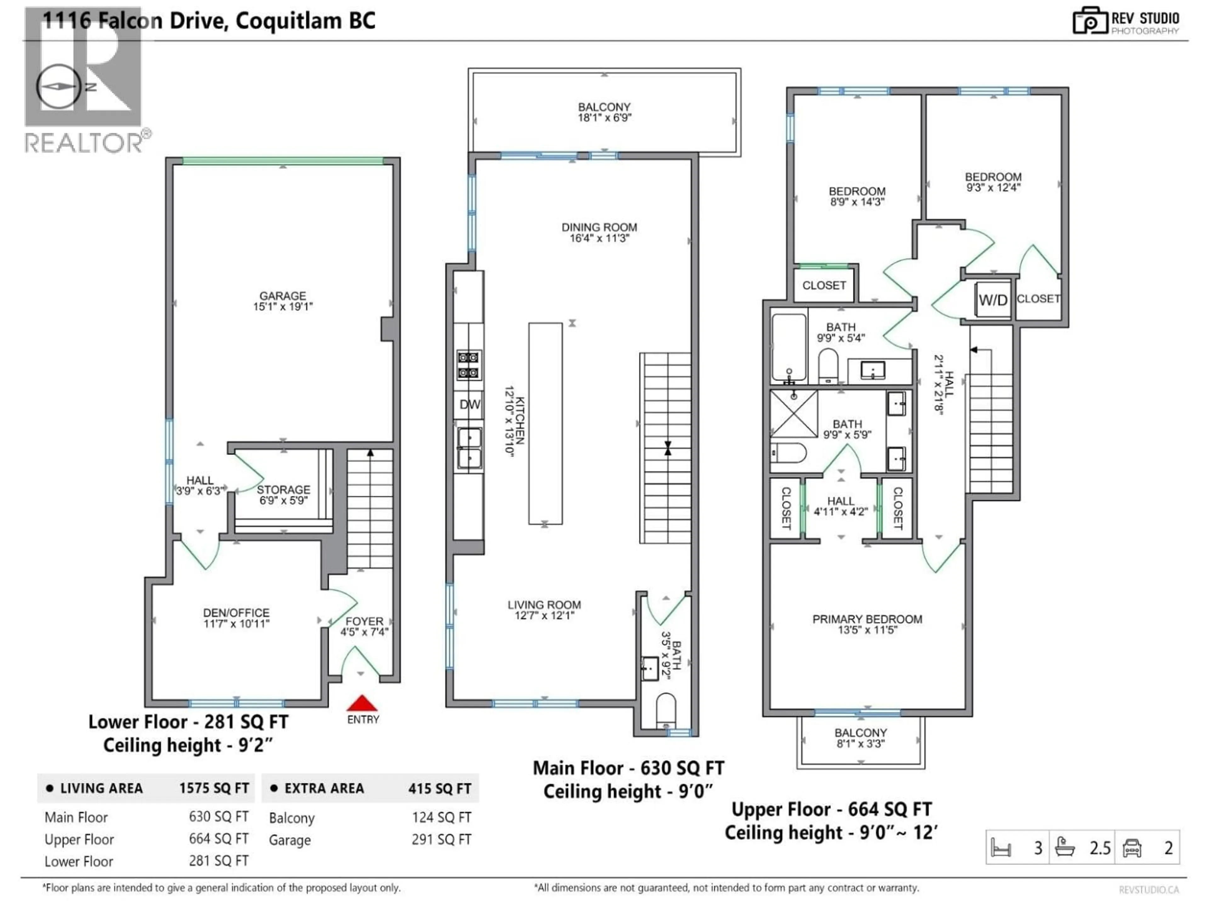Floor plan for 1116 FALCON DRIVE, Coquitlam British Columbia V3E0M7