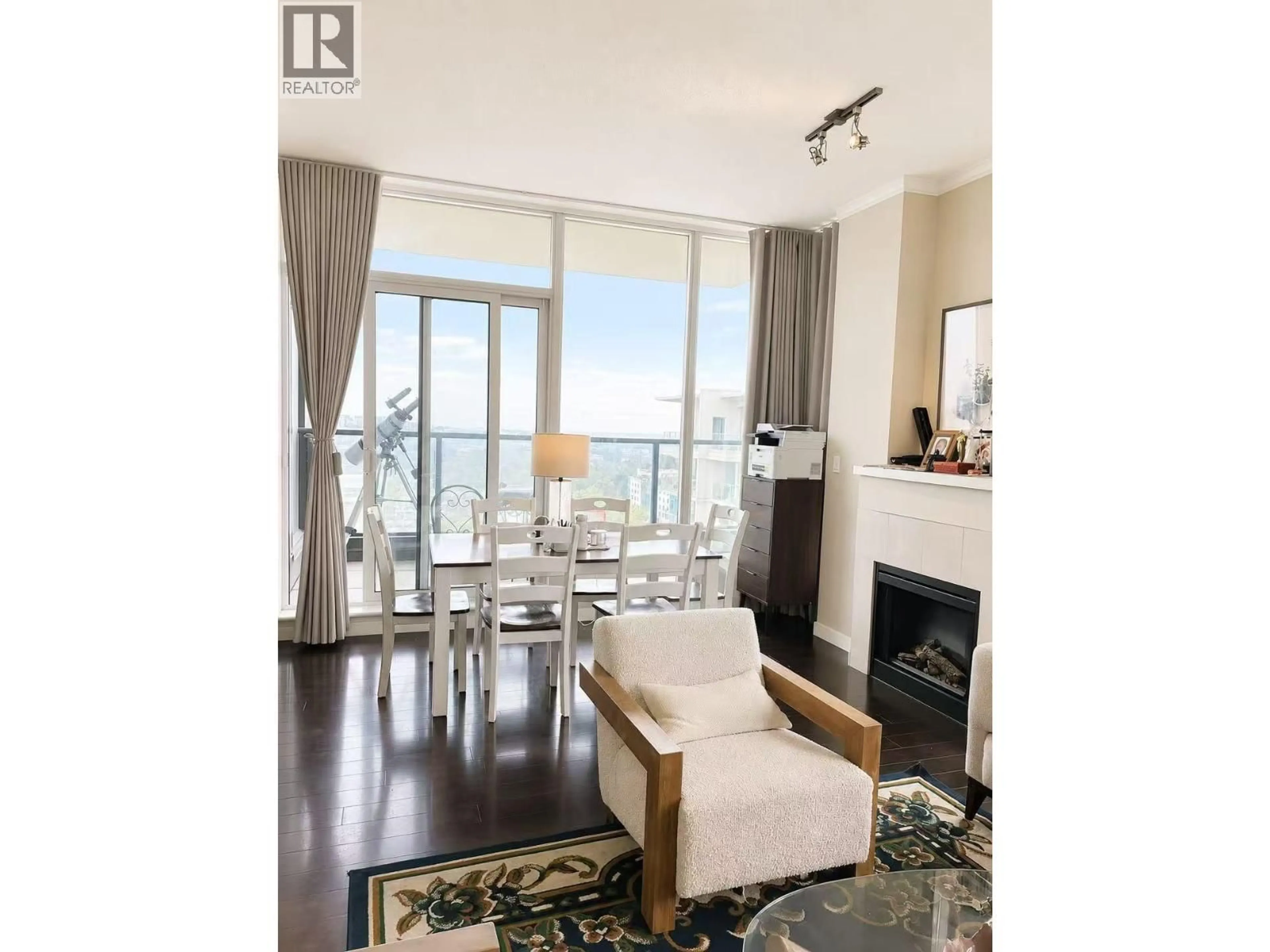 Living room with furniture, wood/laminate floor for 1901 - 5068 KWANTLEN STREET, Richmond British Columbia V6X4K4