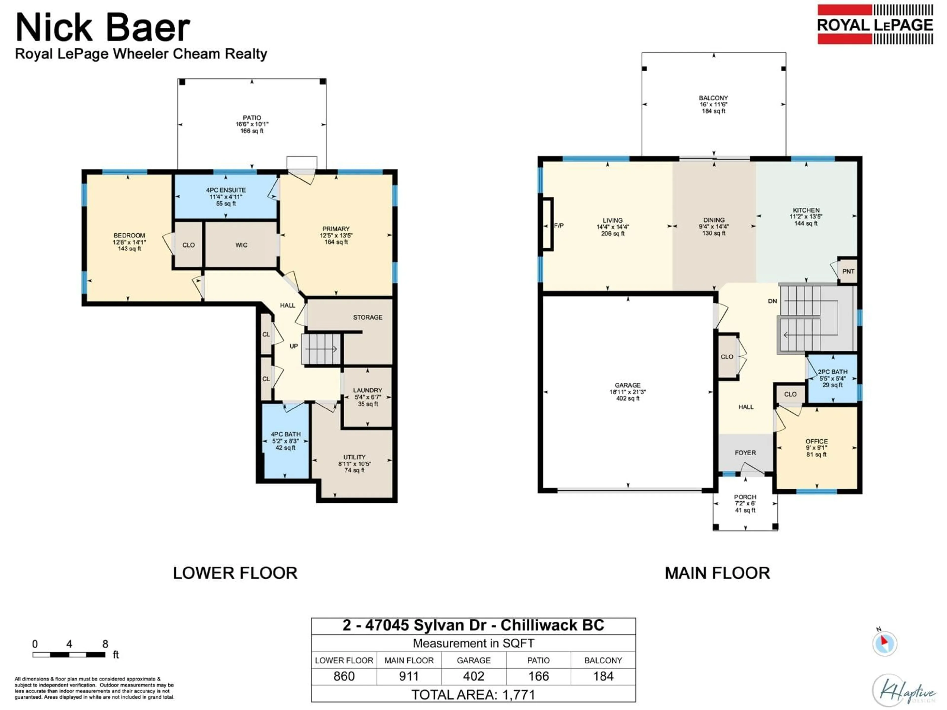 Floor plan for 2 - 47045 SYLVAN DRIVE, Chilliwack British Columbia V2R0X6