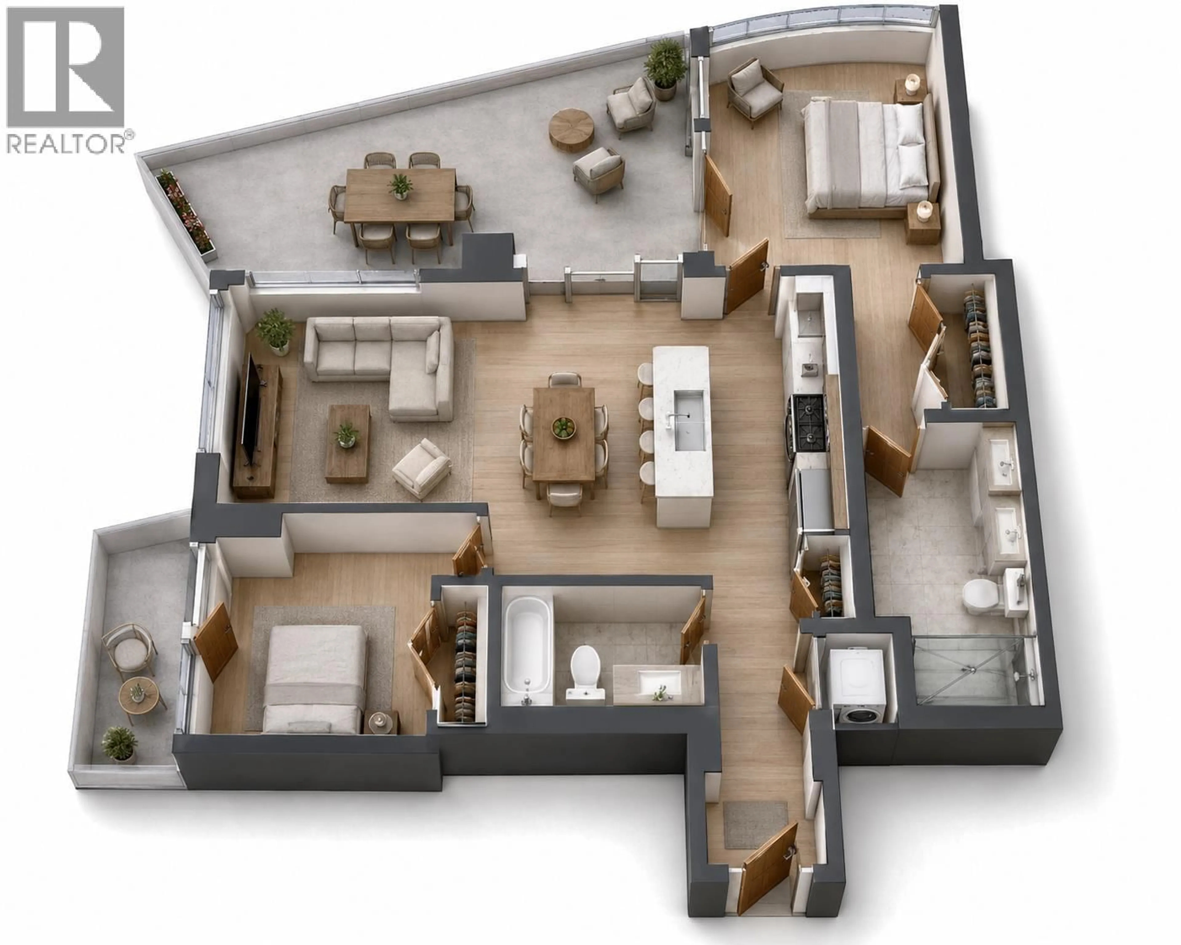 Floor plan for 1808 - 2085 SKYLINE CRESCENT, Burnaby British Columbia V5C0M6