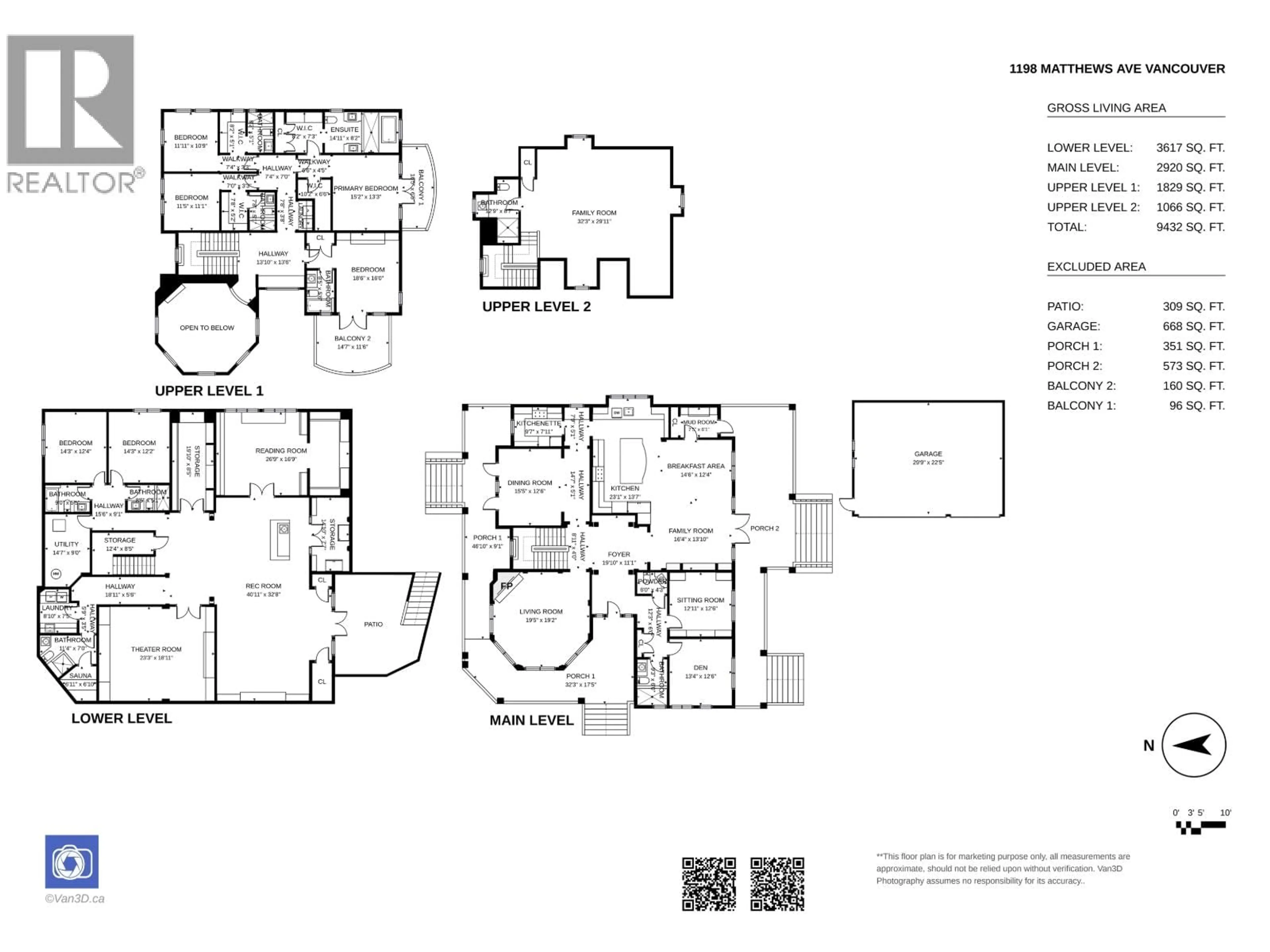 Floor plan for 1198 MATTHEWS AVENUE, Vancouver British Columbia V6H1W4
