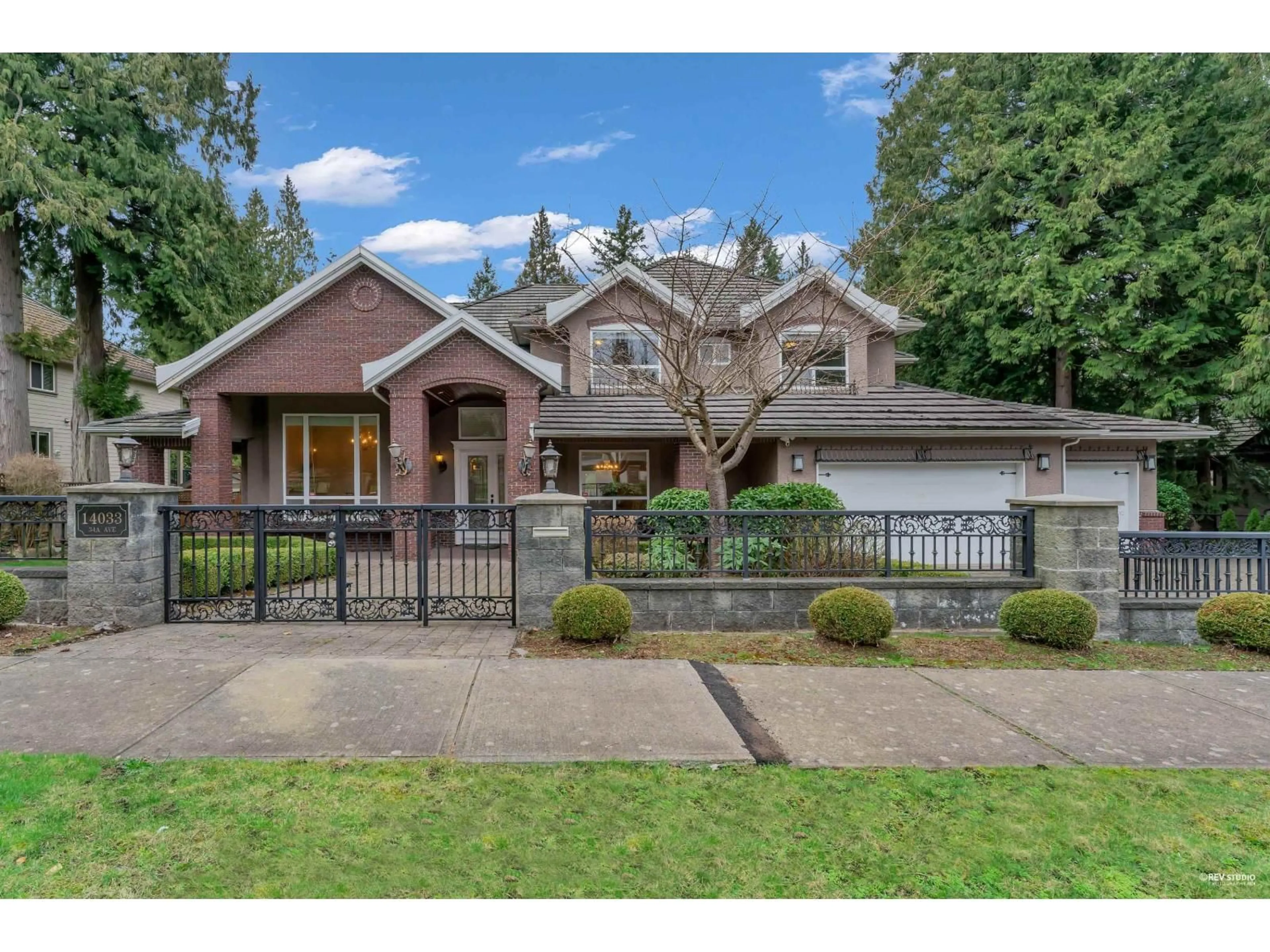 Home with brick exterior material, street for 14033 34A AVENUE, Surrey British Columbia V4P0A8