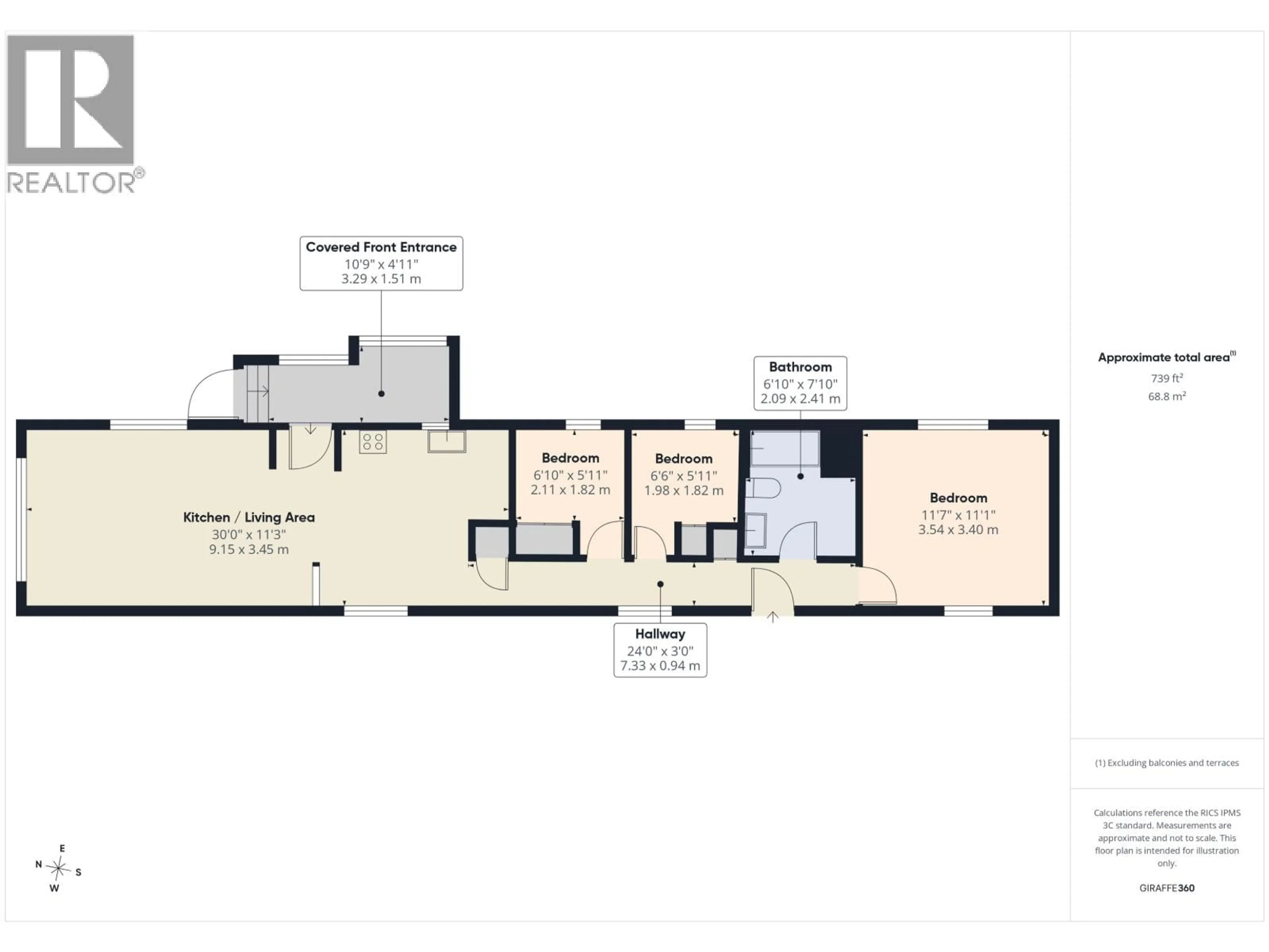 Floor plan for 5 - 3001 MACKENZIE AVENUE, Williams Lake British Columbia V2G3N9