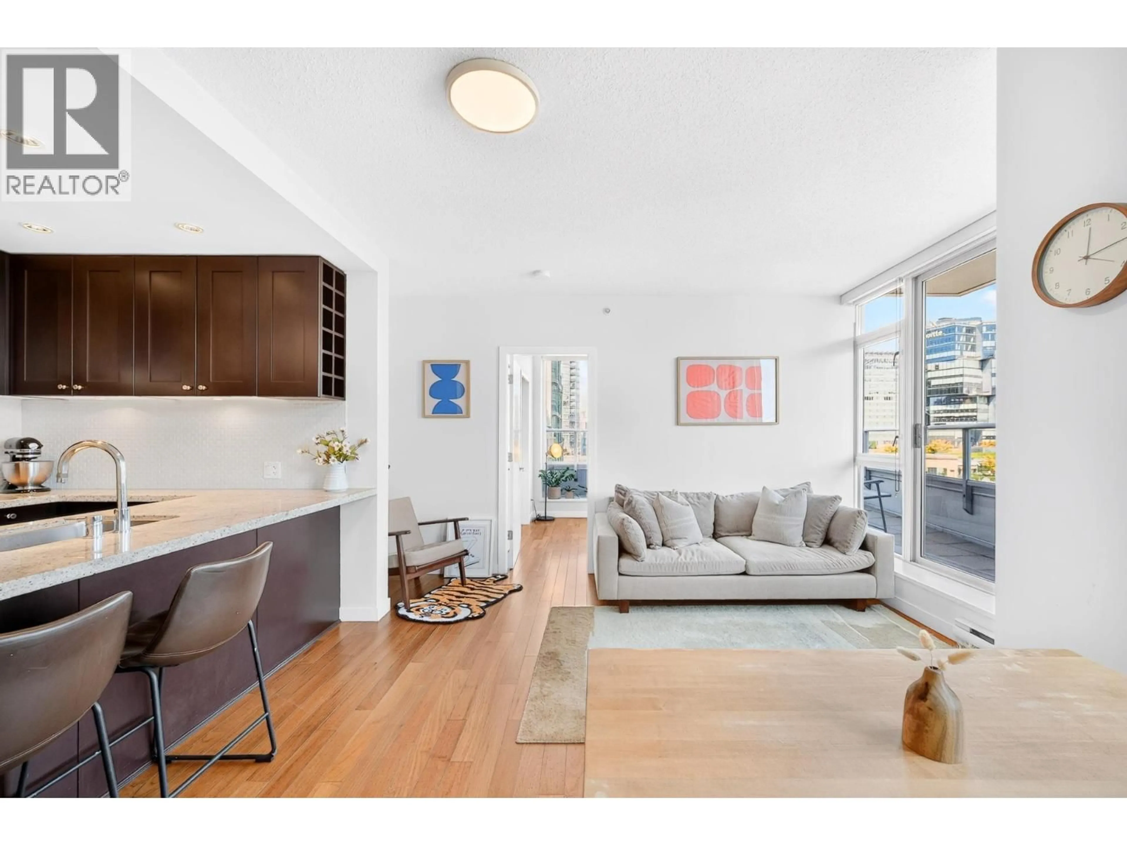 Living room with furniture, unknown for 1802 - 821 CAMBIE STREET, Vancouver British Columbia V6B0E3