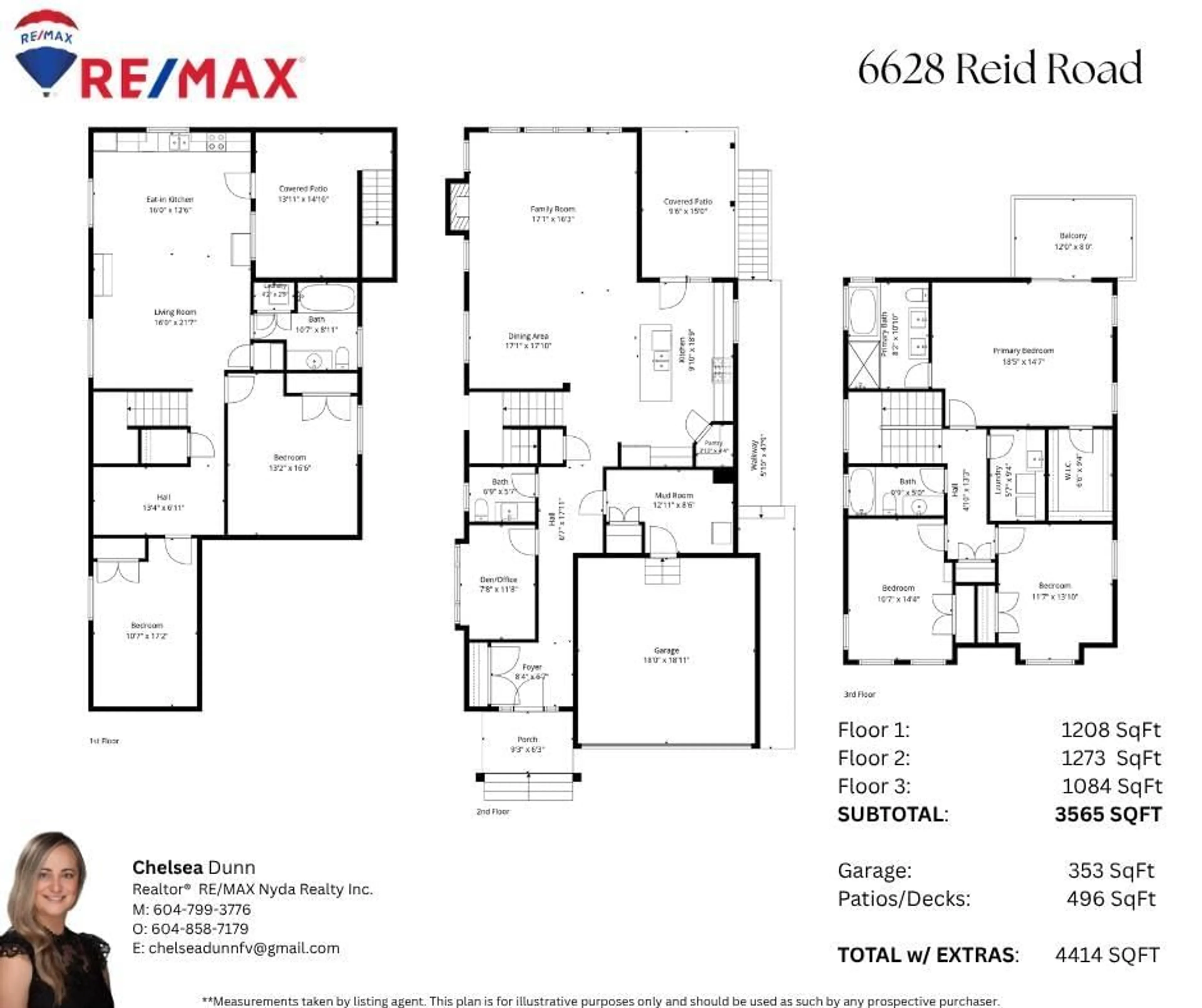 Floor plan for 6628 REID ROAD, Chilliwack British Columbia V2R2Z8