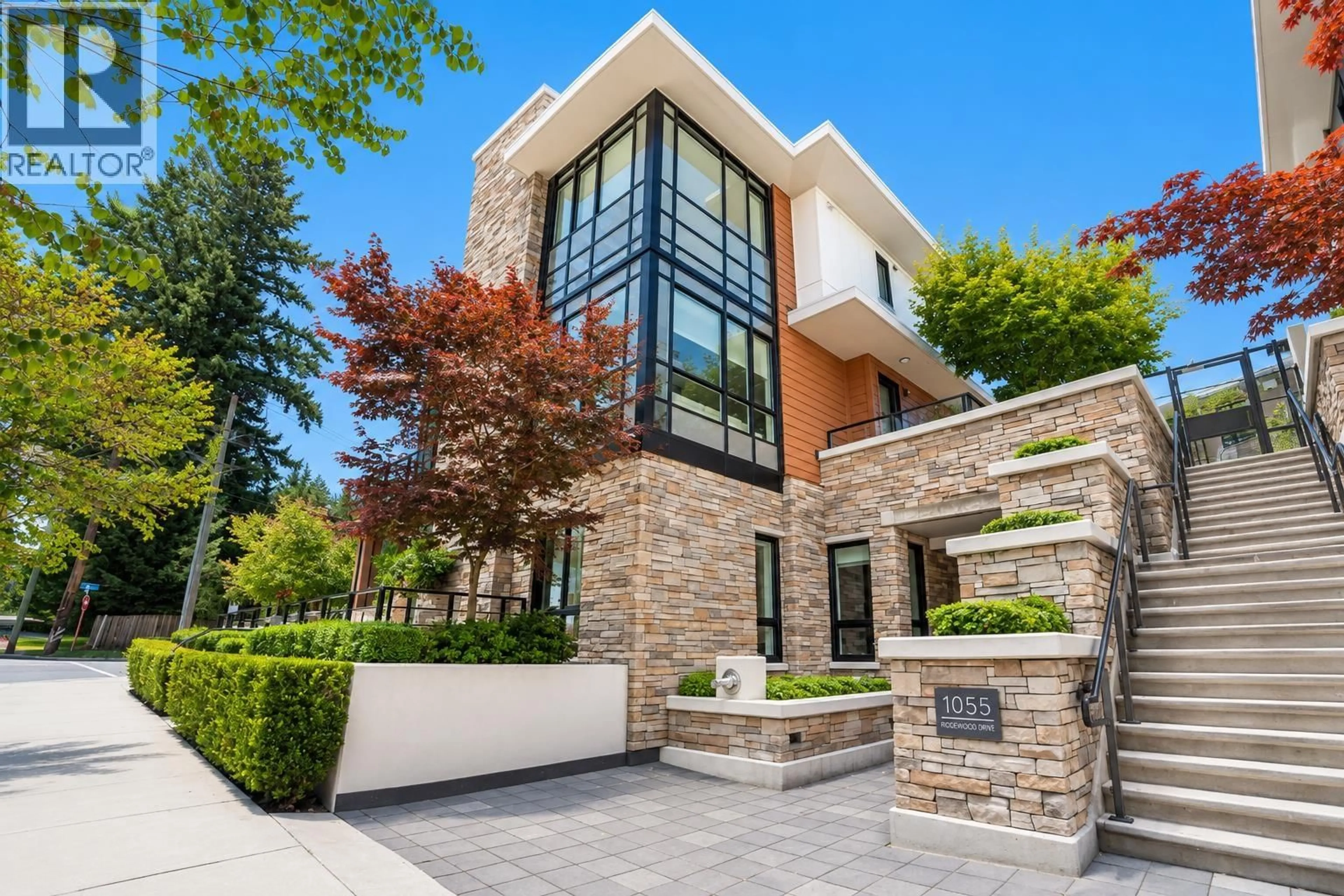 Home with brick exterior material, unknown for 102 - 1055 RIDGEWOOD DRIVE, North Vancouver British Columbia V7R0A6