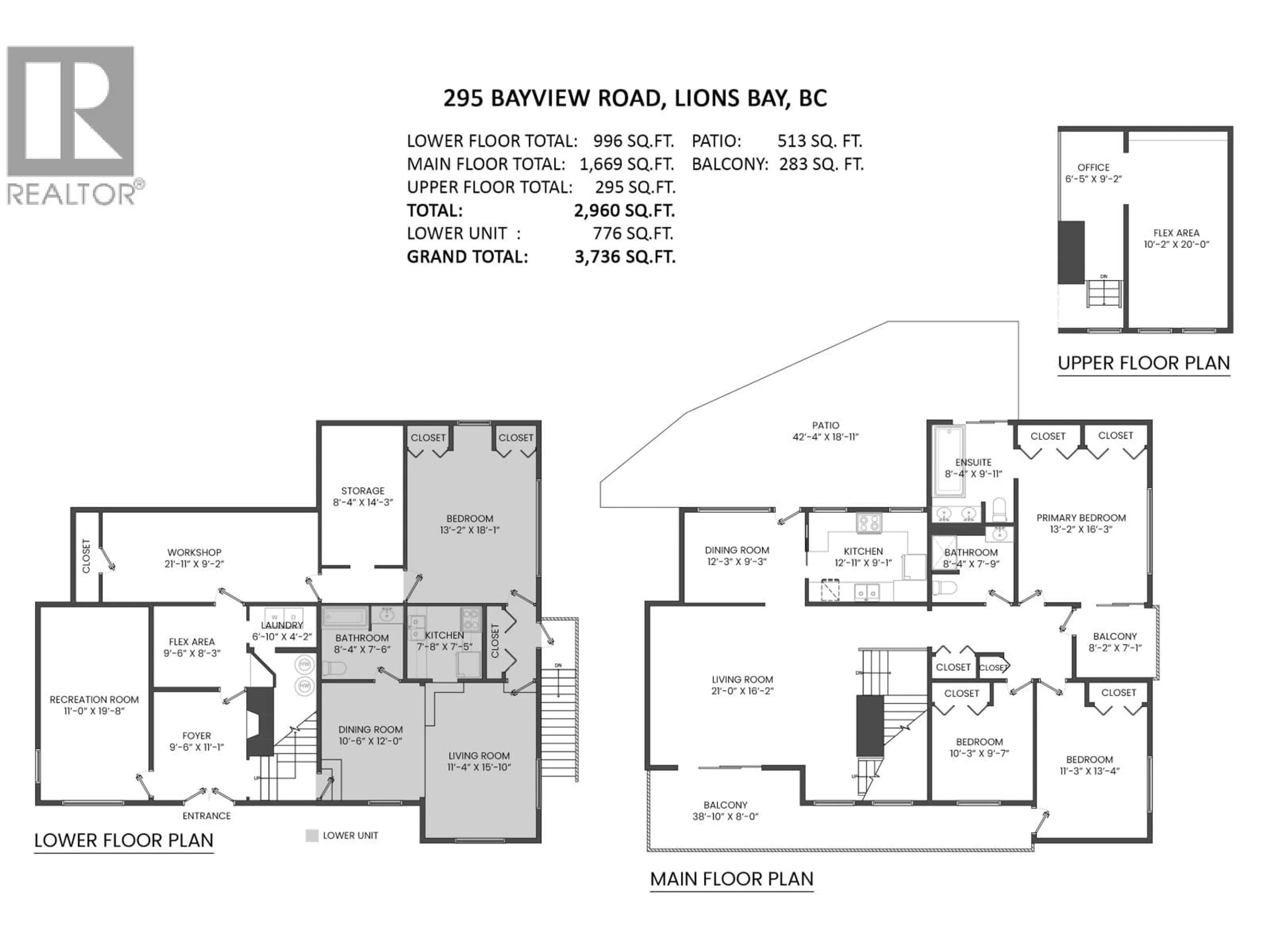 Floor plan for 295 BAYVIEW ROAD, Lions Bay British Columbia V0N2E0