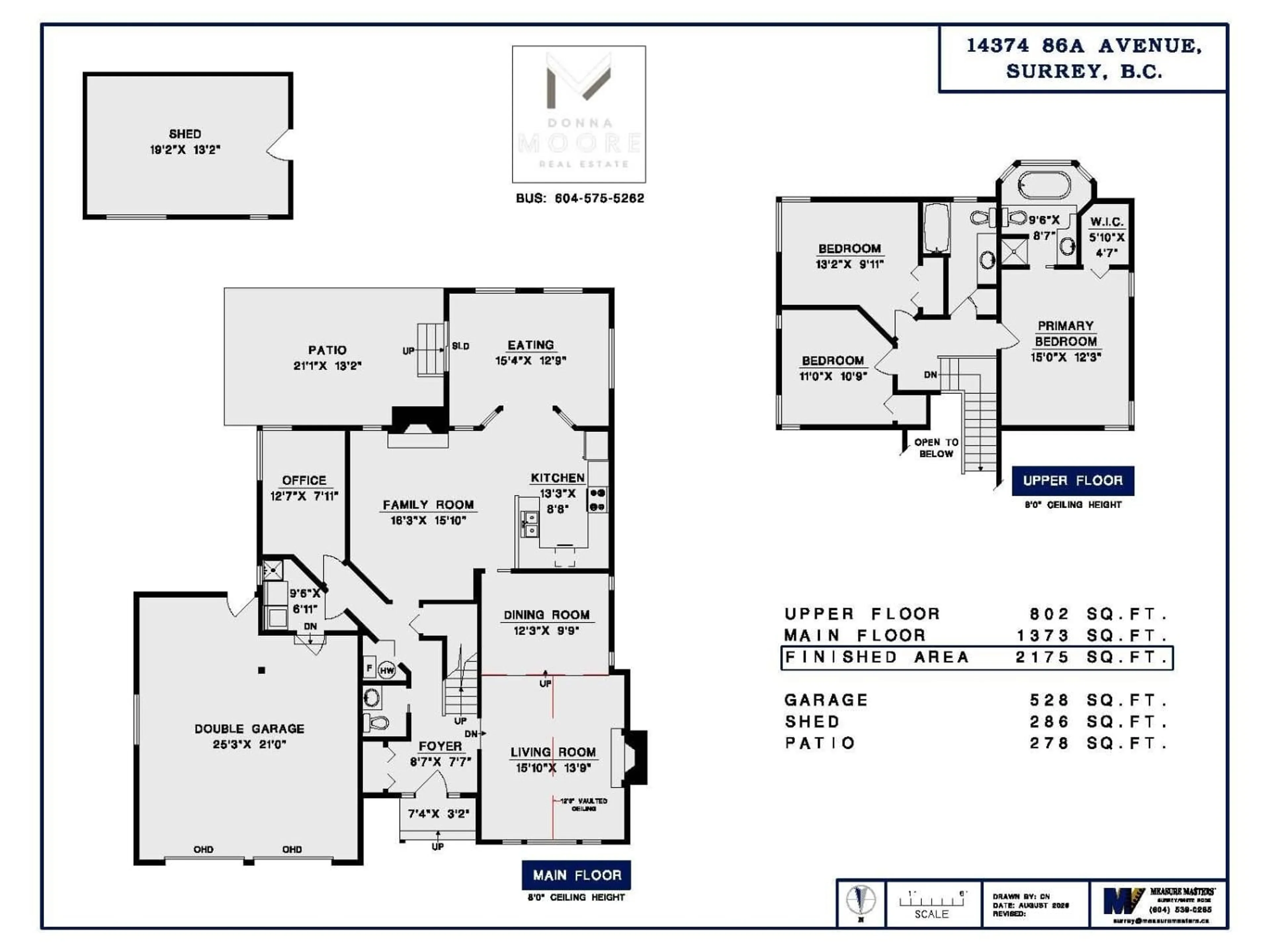 Floor plan for 14374 86A AVENUE, Surrey British Columbia V3W0K4