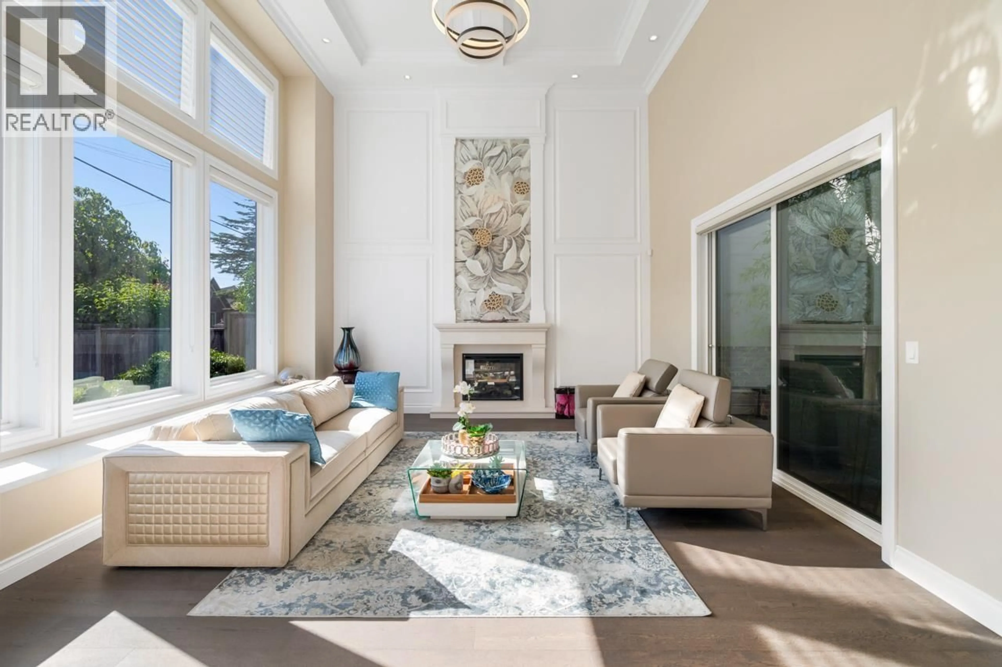 Living room with furniture, ceramic/tile floor for 9071 WELLMOND ROAD, Richmond British Columbia V7E1L4