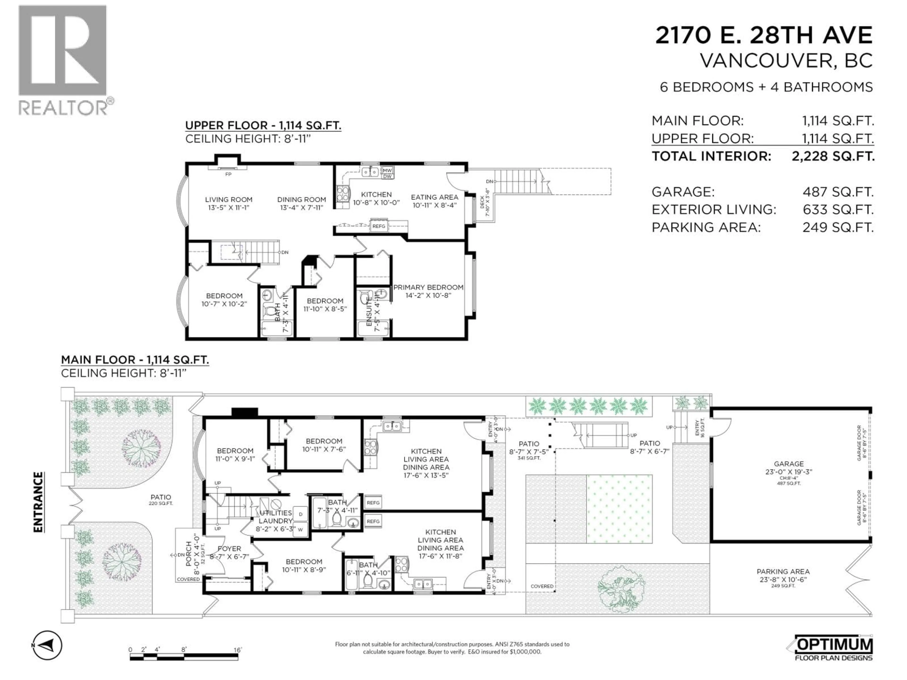 Floor plan for 2170 28TH AVENUE, Vancouver British Columbia V5N2X9