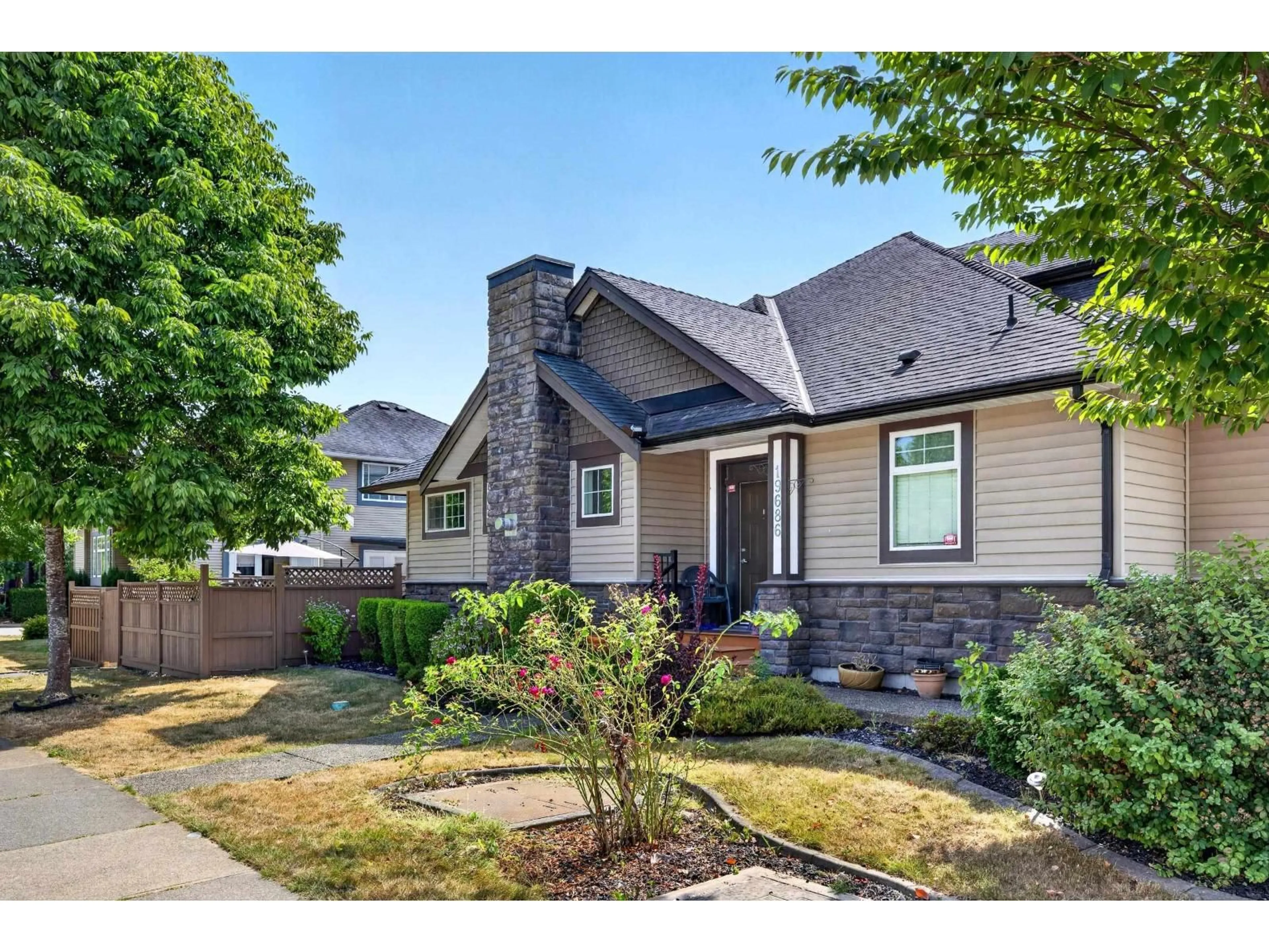 Home with brick exterior material, street for 19686 73A AVENUE, Langley British Columbia V2Y3C4