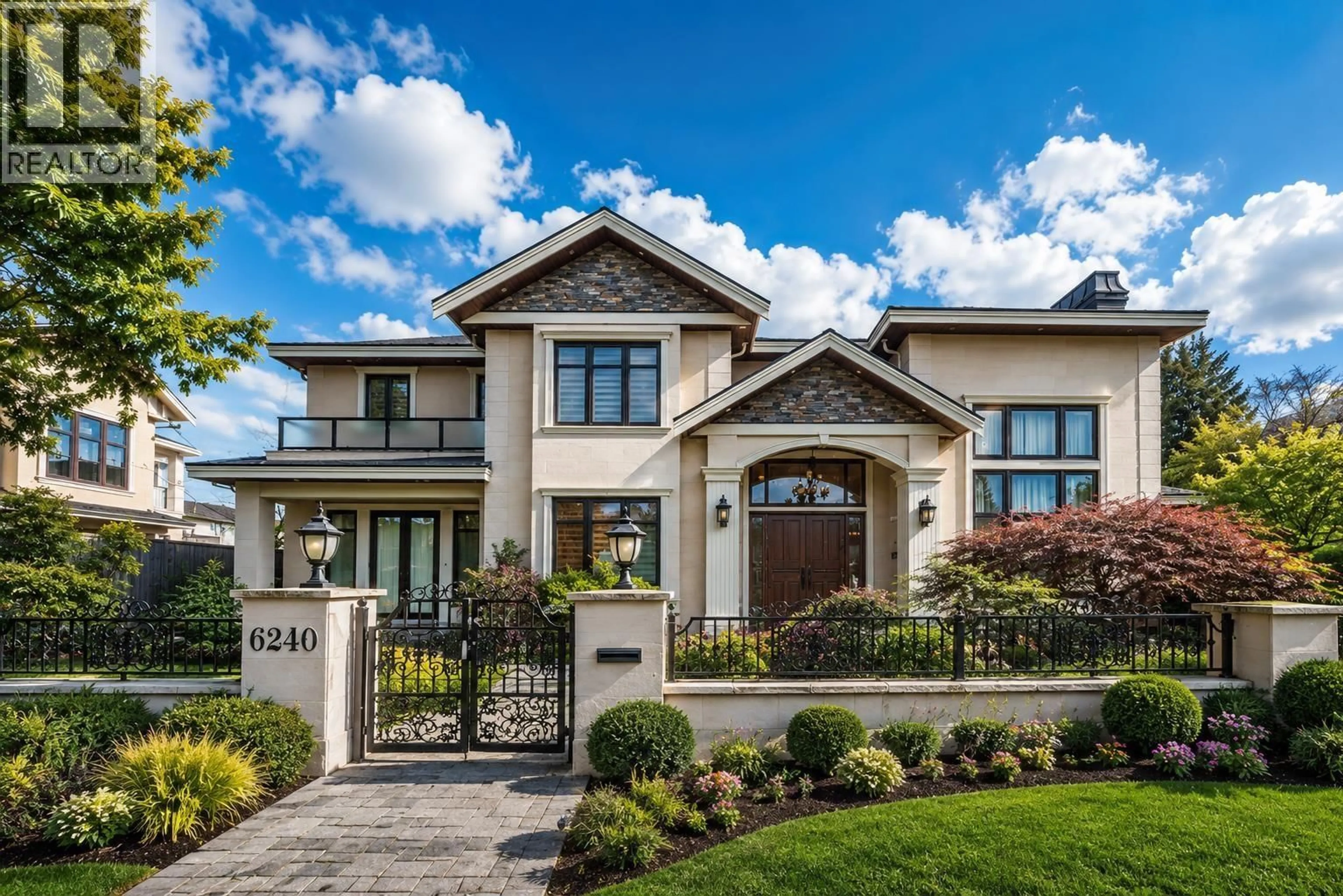 Home with brick exterior material, street for 6240 BELLFLOWER DRIVE, Richmond British Columbia V7C2H8