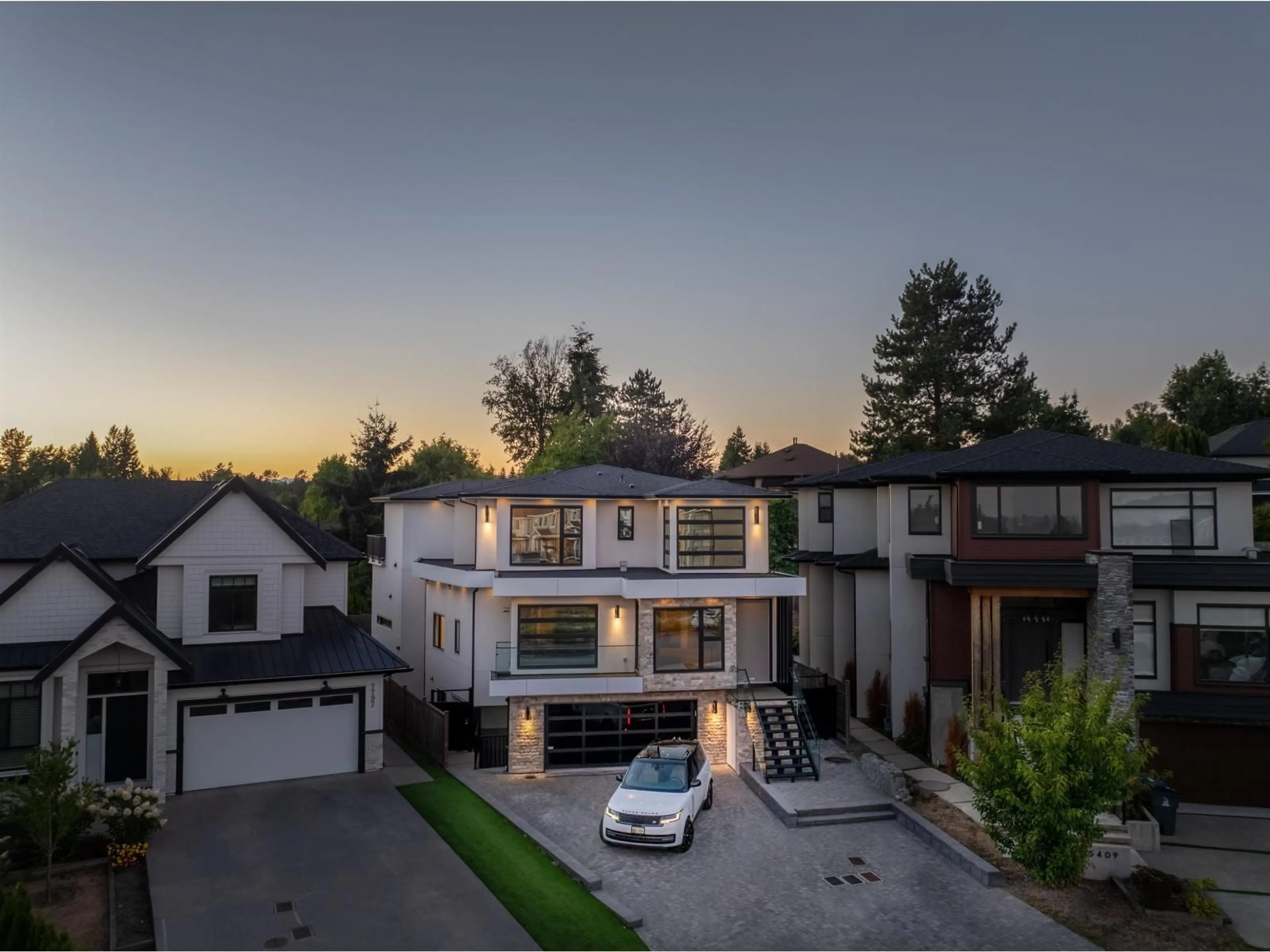 A pic from outside/outdoor area/front of a property/back of a property/a pic from drone, street for 15401 78 AVENUE, Surrey British Columbia V3S1C2