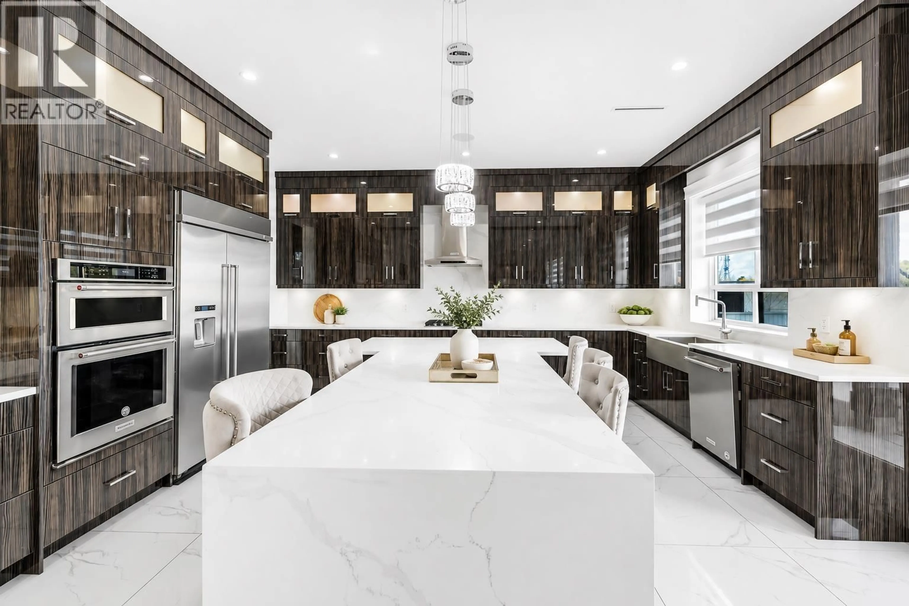 Contemporary kitchen, ceramic/tile floor for 10211 NO. 6 ROAD, Richmond British Columbia V6W1E6