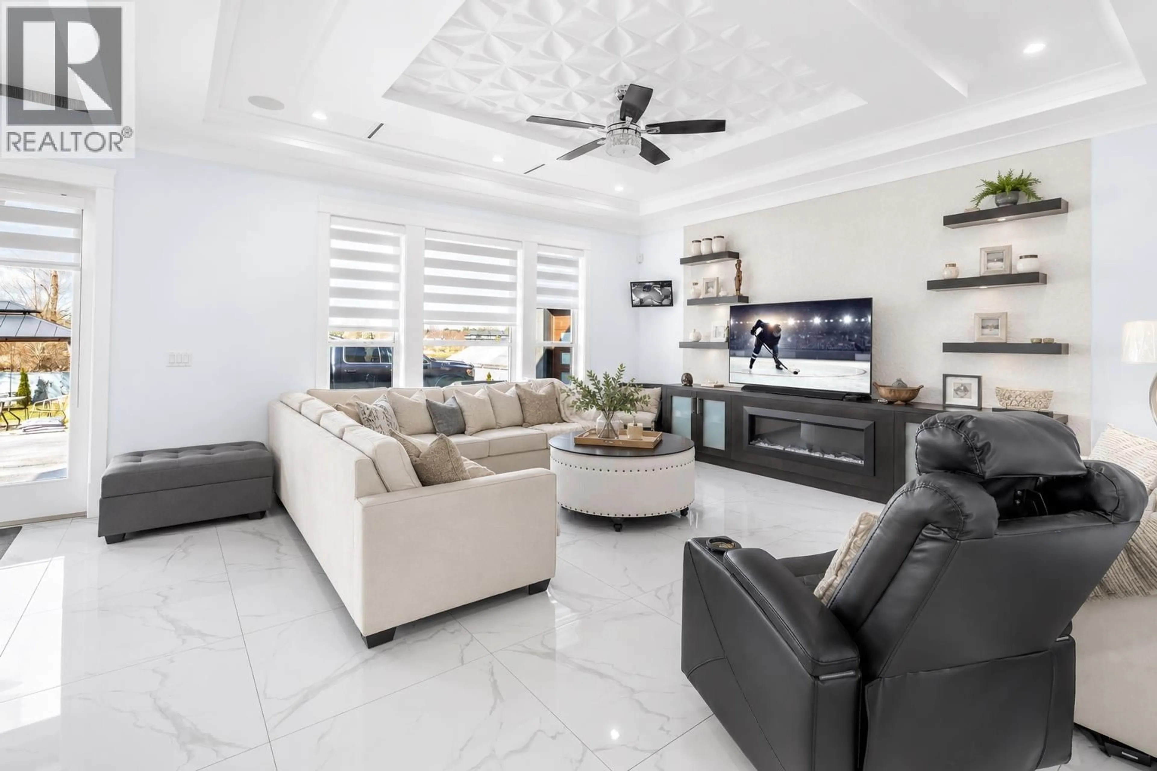 Living room with furniture, ceramic/tile floor for 10211 NO. 6 ROAD, Richmond British Columbia V6W1E6