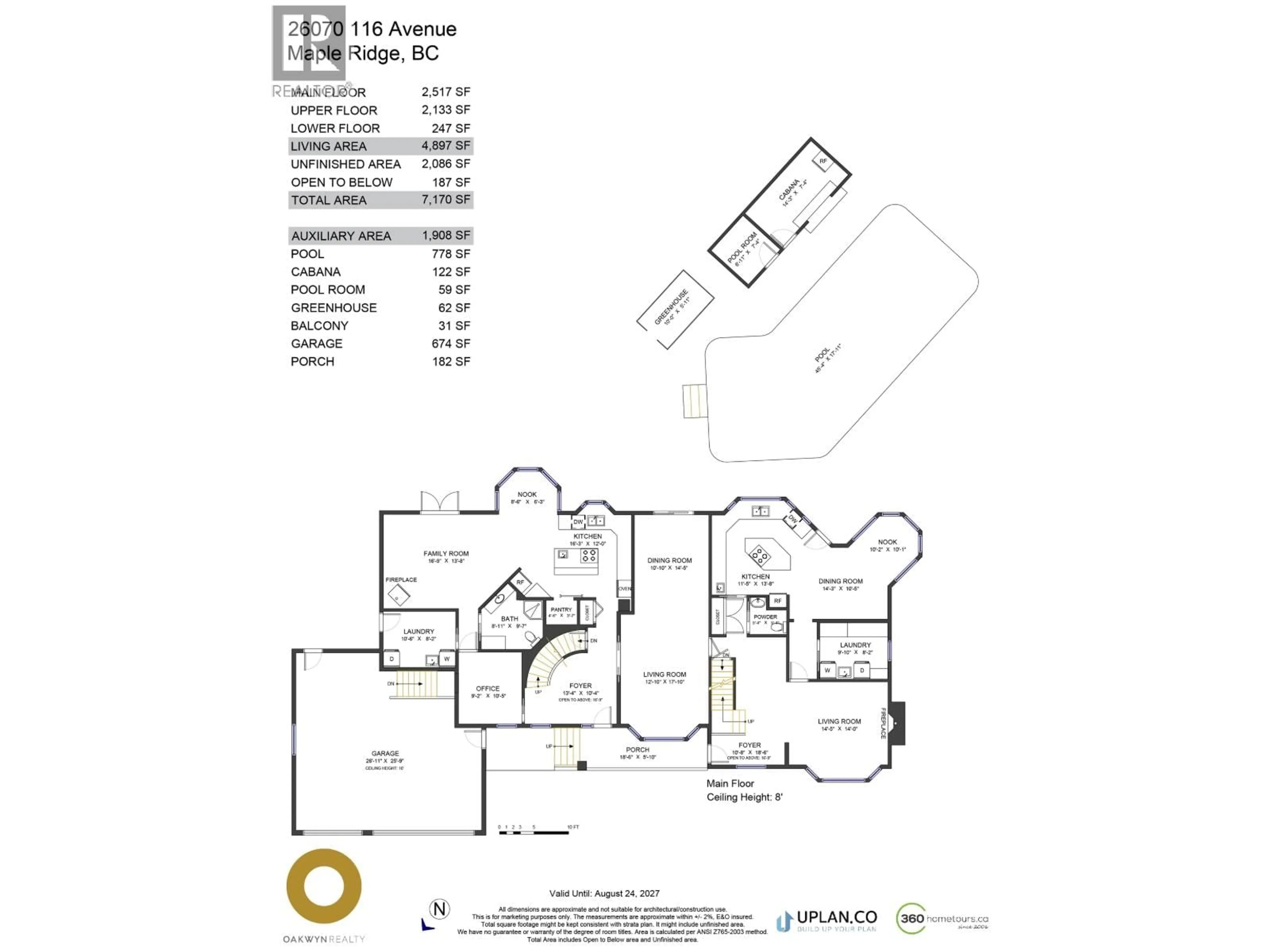 Floor plan for 26070 116 AVENUE, Maple Ridge British Columbia V4R1Z6