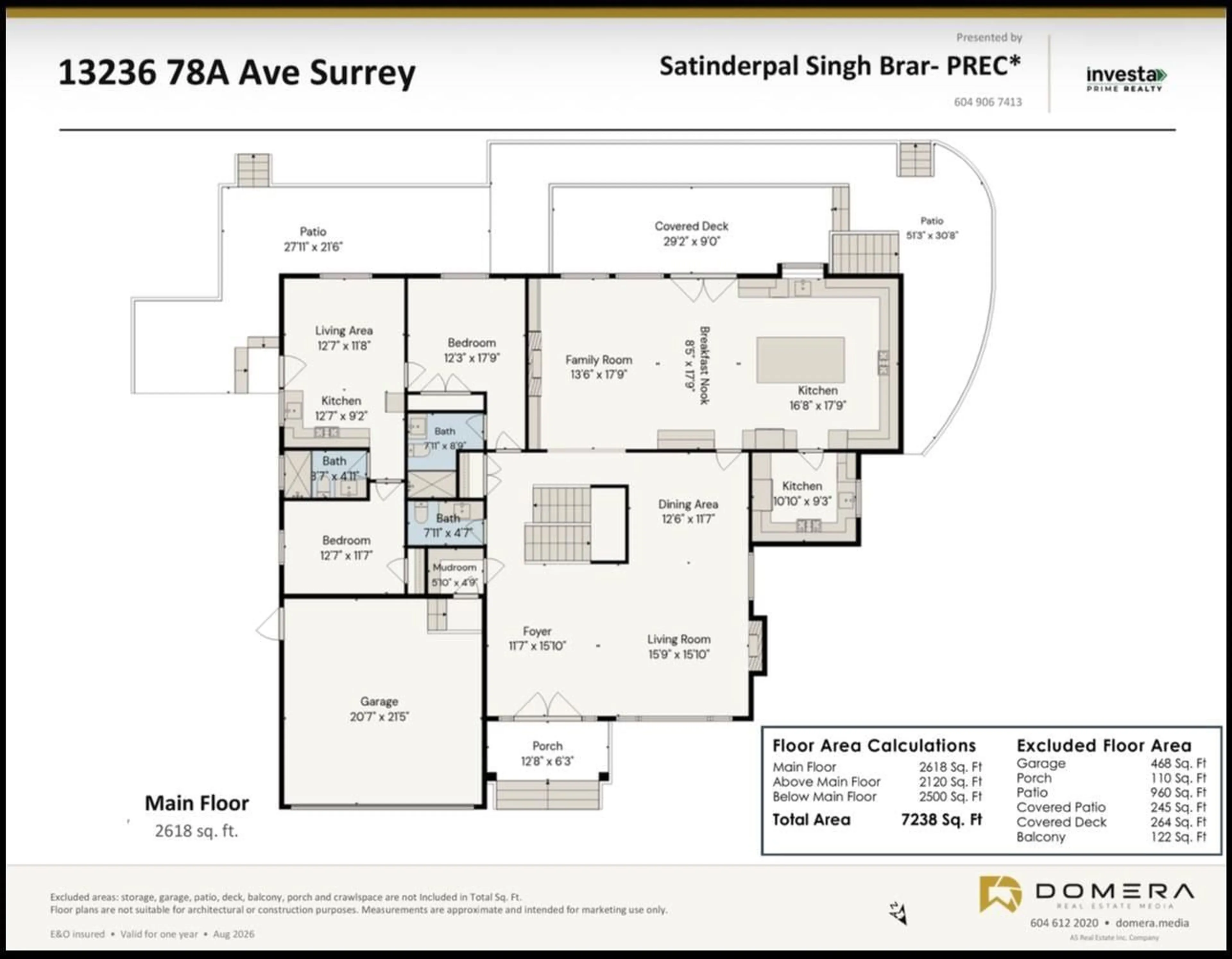 Floor plan for 13236 78A AVENUE, Surrey British Columbia V3W7B7