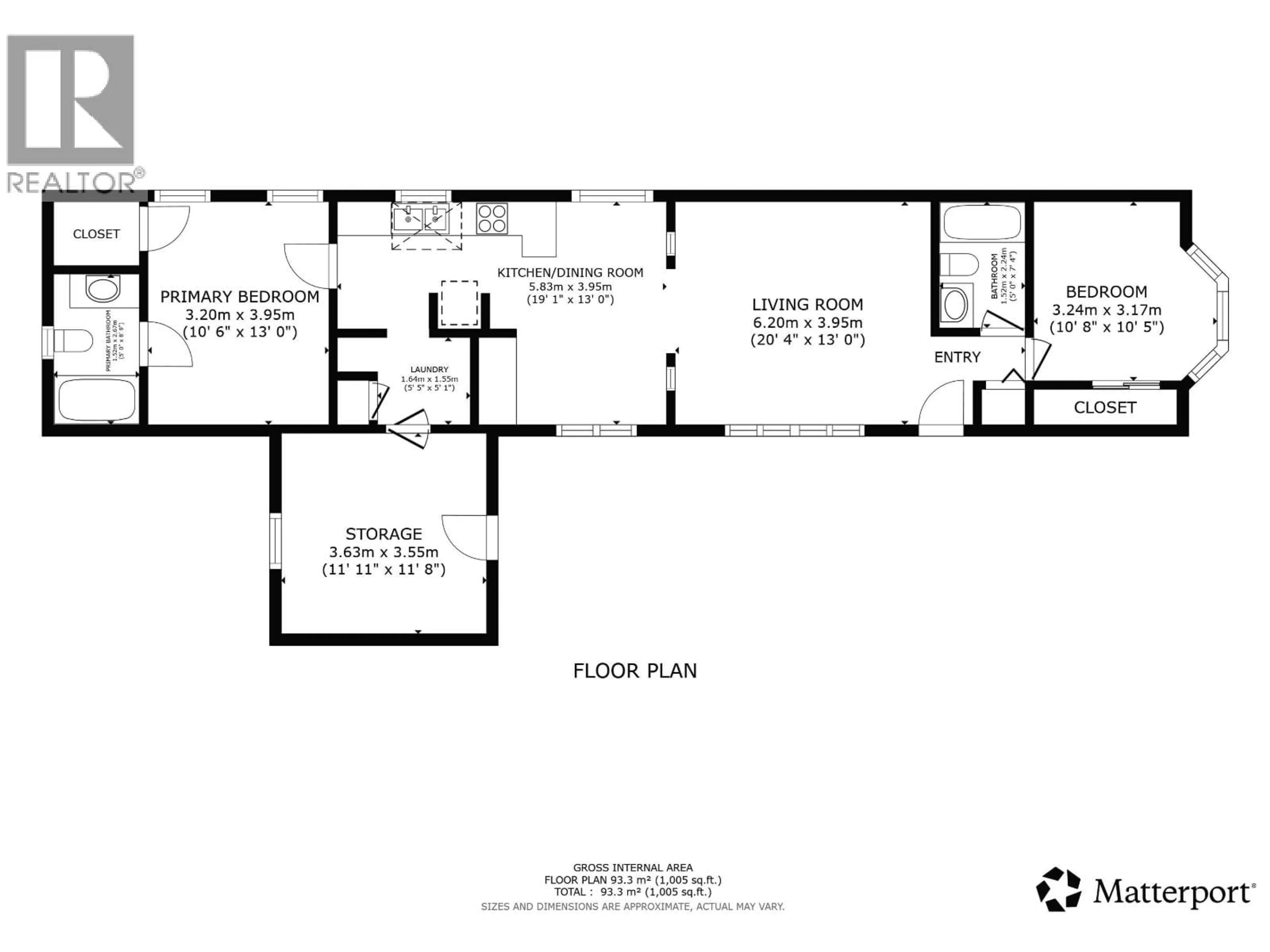 Floor plan for 25 - 2682 RICHARDSON ROAD, Quesnel British Columbia V2J4R7