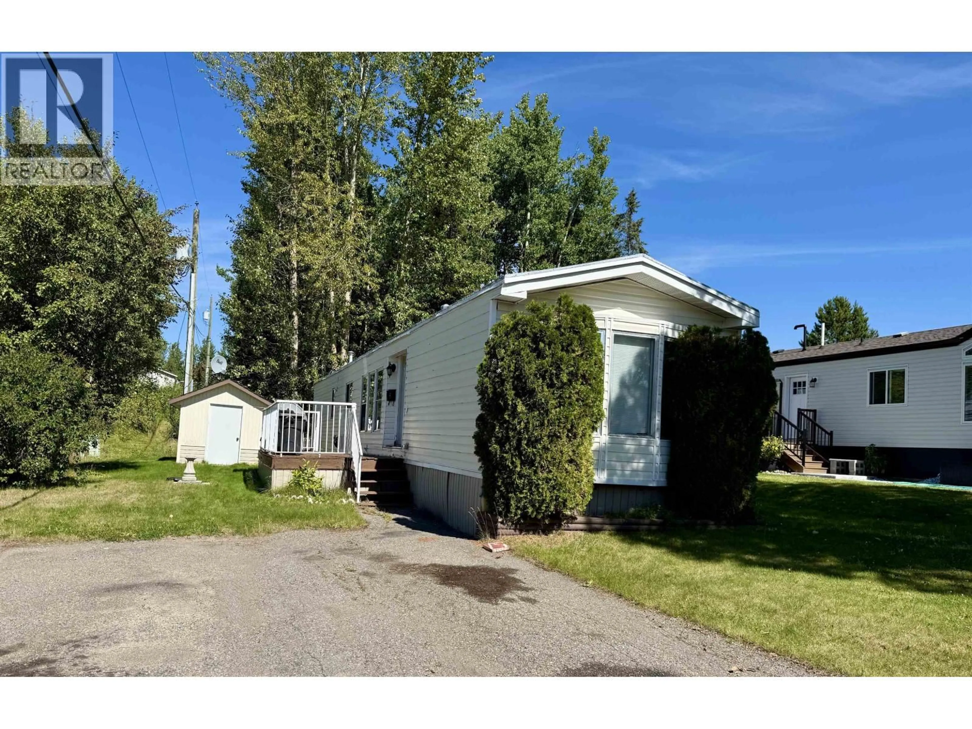 Home with vinyl exterior material, street for 79 - 1000 INVERNESS ROAD, Prince George British Columbia V2K4L9