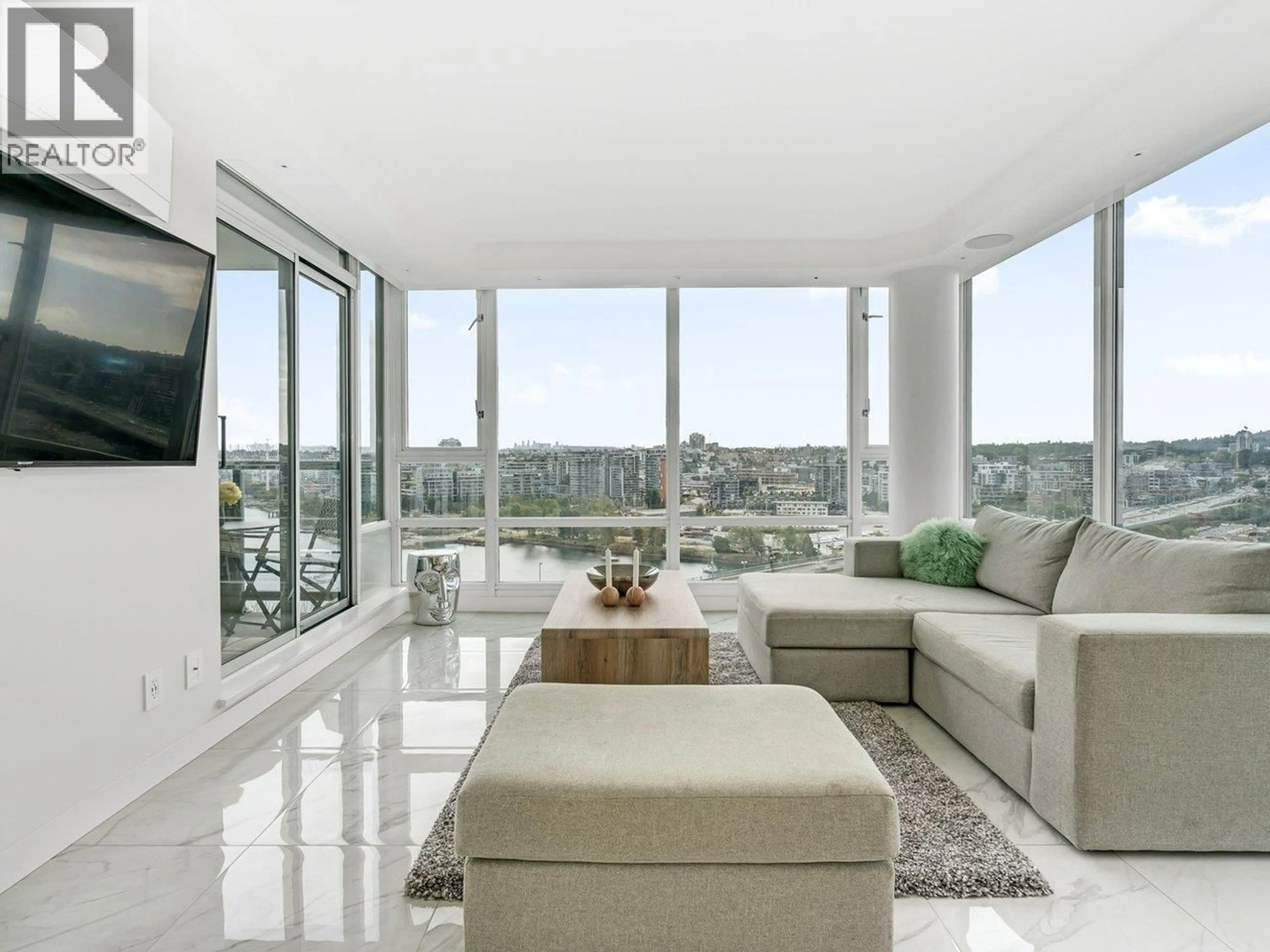 Living room with furniture, unknown for 2105 - 1033 MARINASIDE CRESCENT, Vancouver British Columbia V6Z3A3