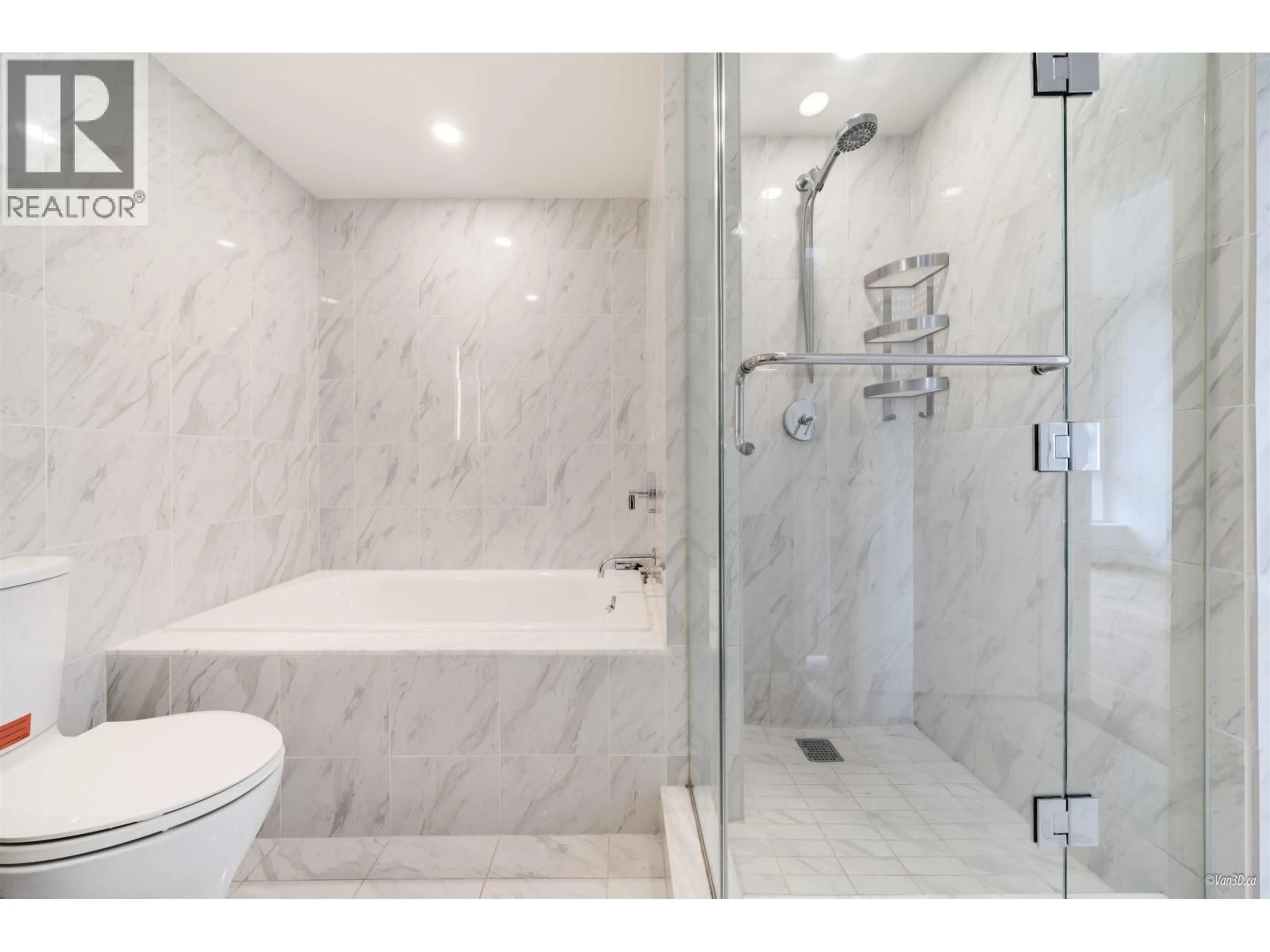 Contemporary bathroom, ceramic/tile floor for 812 - 8488 CORNISH STREET, Vancouver British Columbia V6P0C2