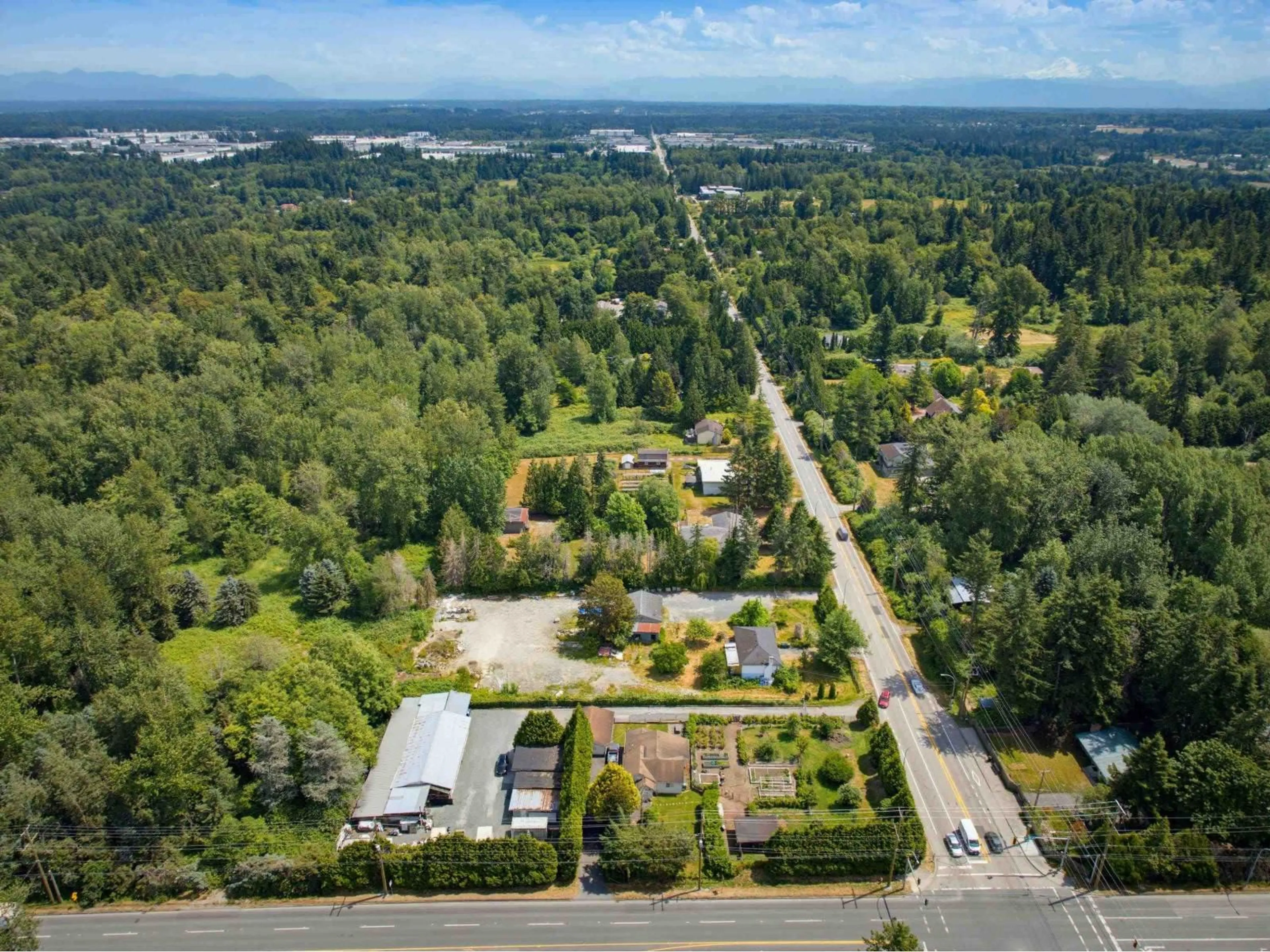 A pic from outside/outdoor area/front of a property/back of a property/a pic from drone, forest/trees view for 17643 24 AVENUE, Surrey British Columbia V3Z9V2