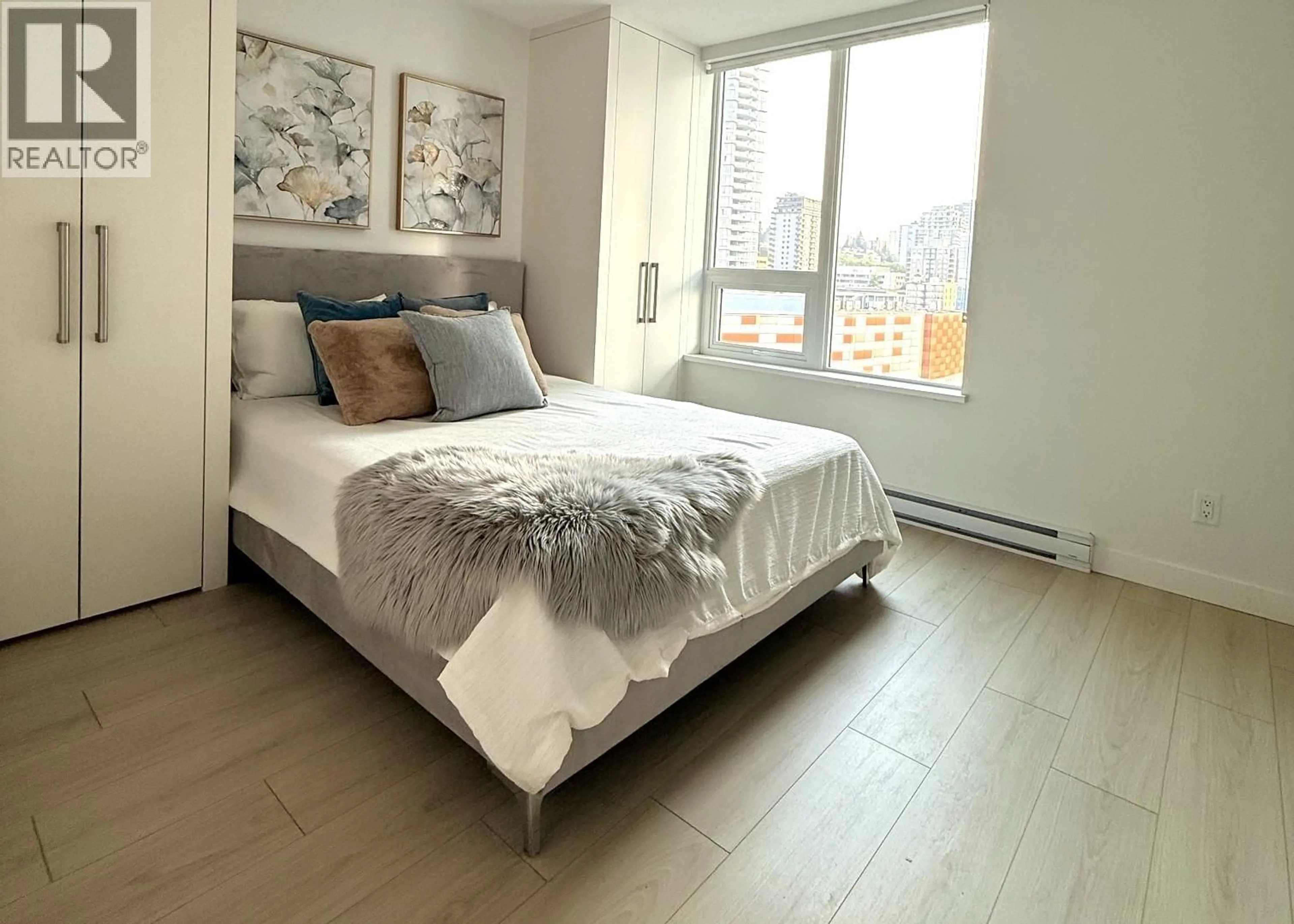 Bedroom with bed, unknown for 1005 - 988 QUAYSIDE DRIVE, New Westminster British Columbia V3M0L5