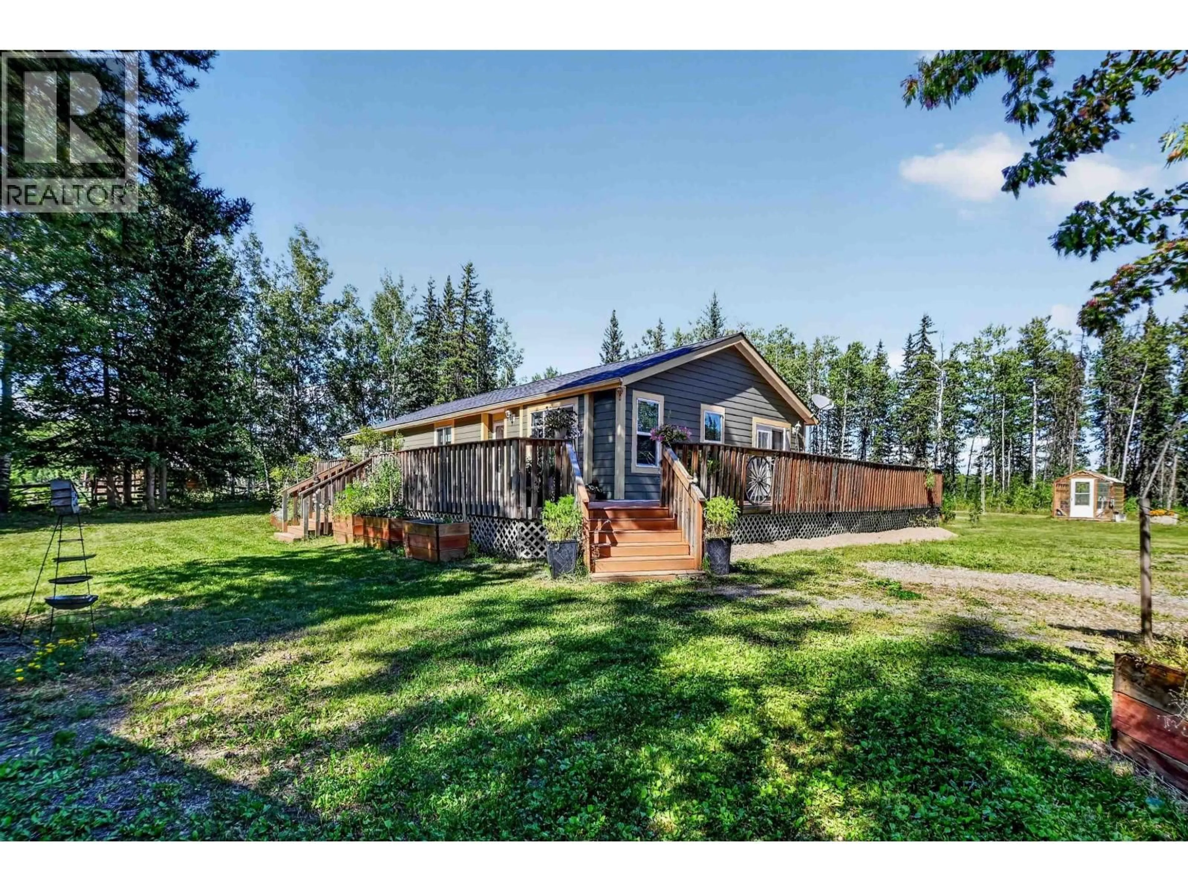 A pic from outside/outdoor area/front of a property/back of a property/a pic from drone, unknown for 61730 16 HIGHWAY, Cluculz Lake British Columbia V0J3A1