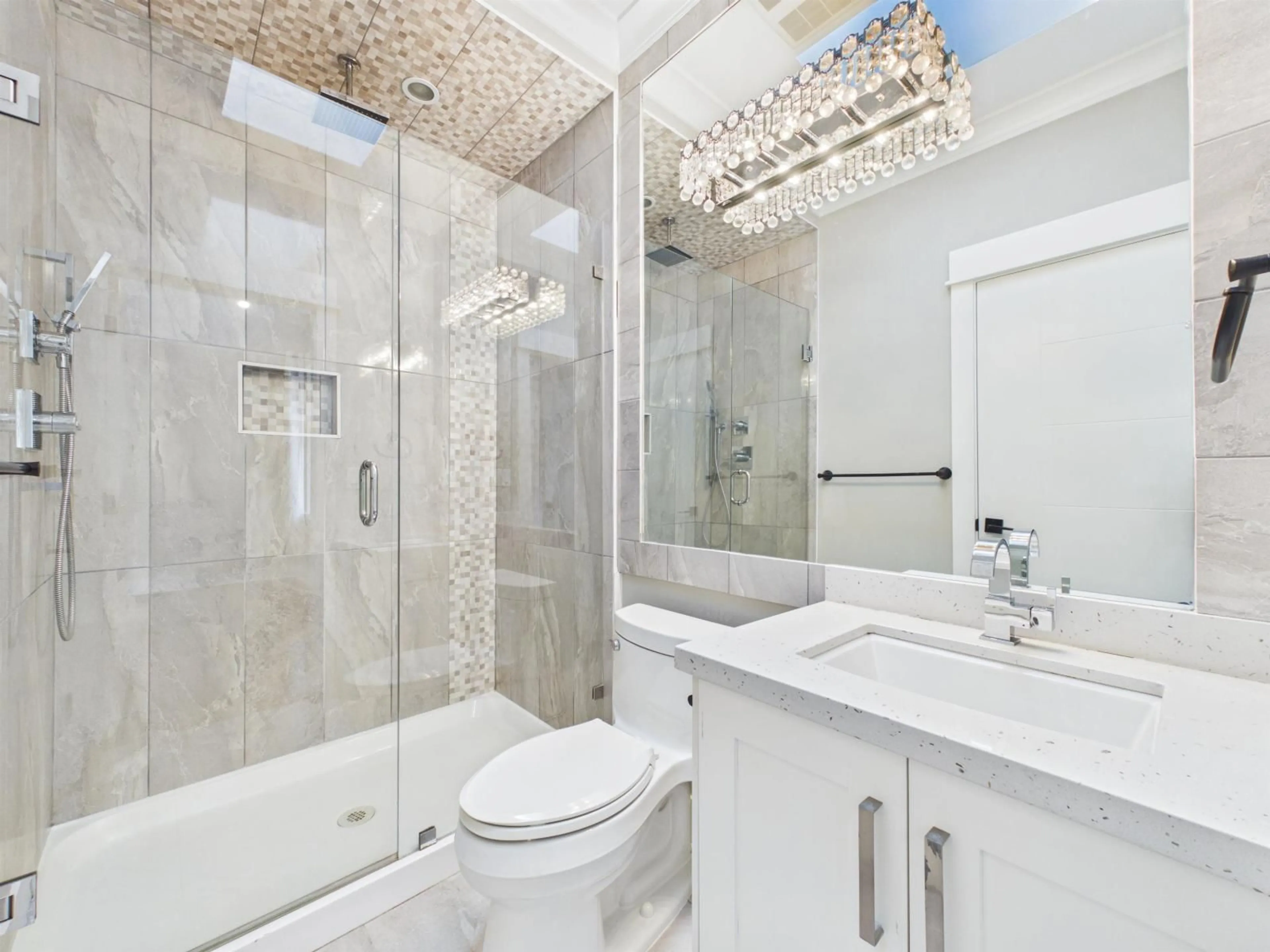 Contemporary bathroom, ceramic/tile floor for 2309 154 STREET, Surrey British Columbia V4A4S6