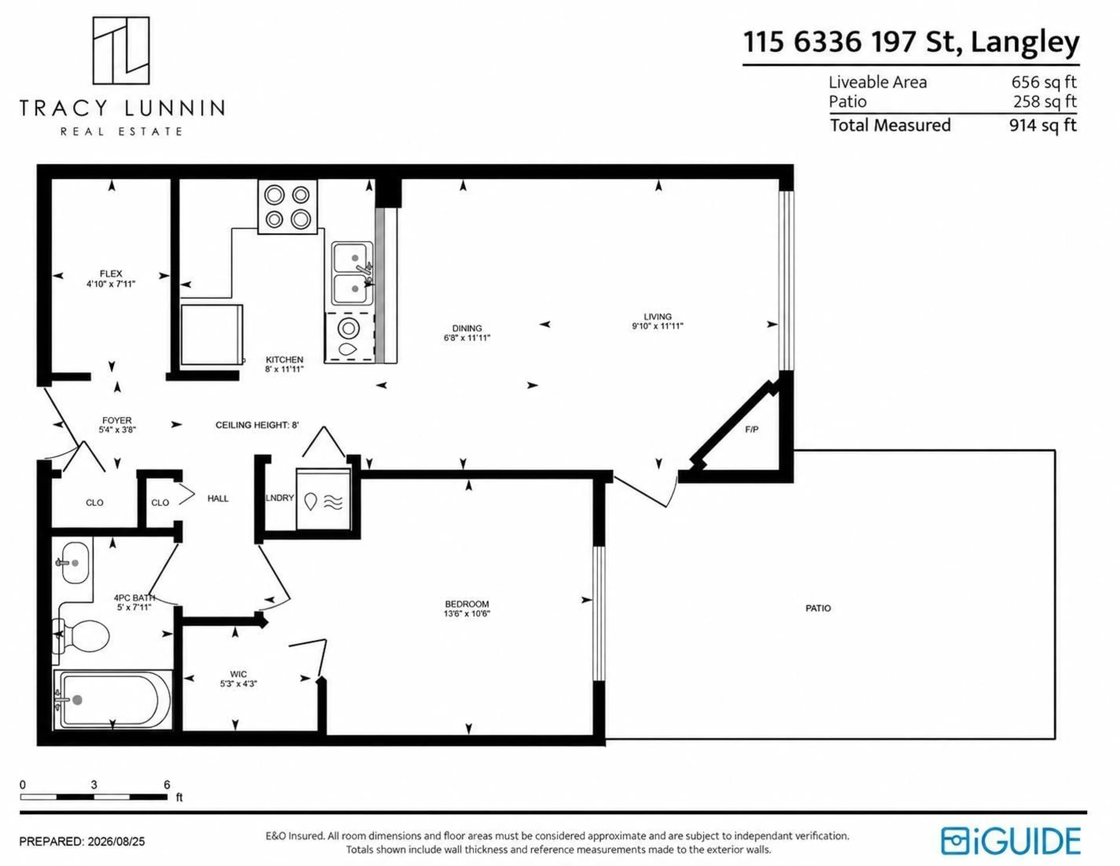 Floor plan for 115 - 6336 197 STREET, Langley British Columbia V2Y2T7