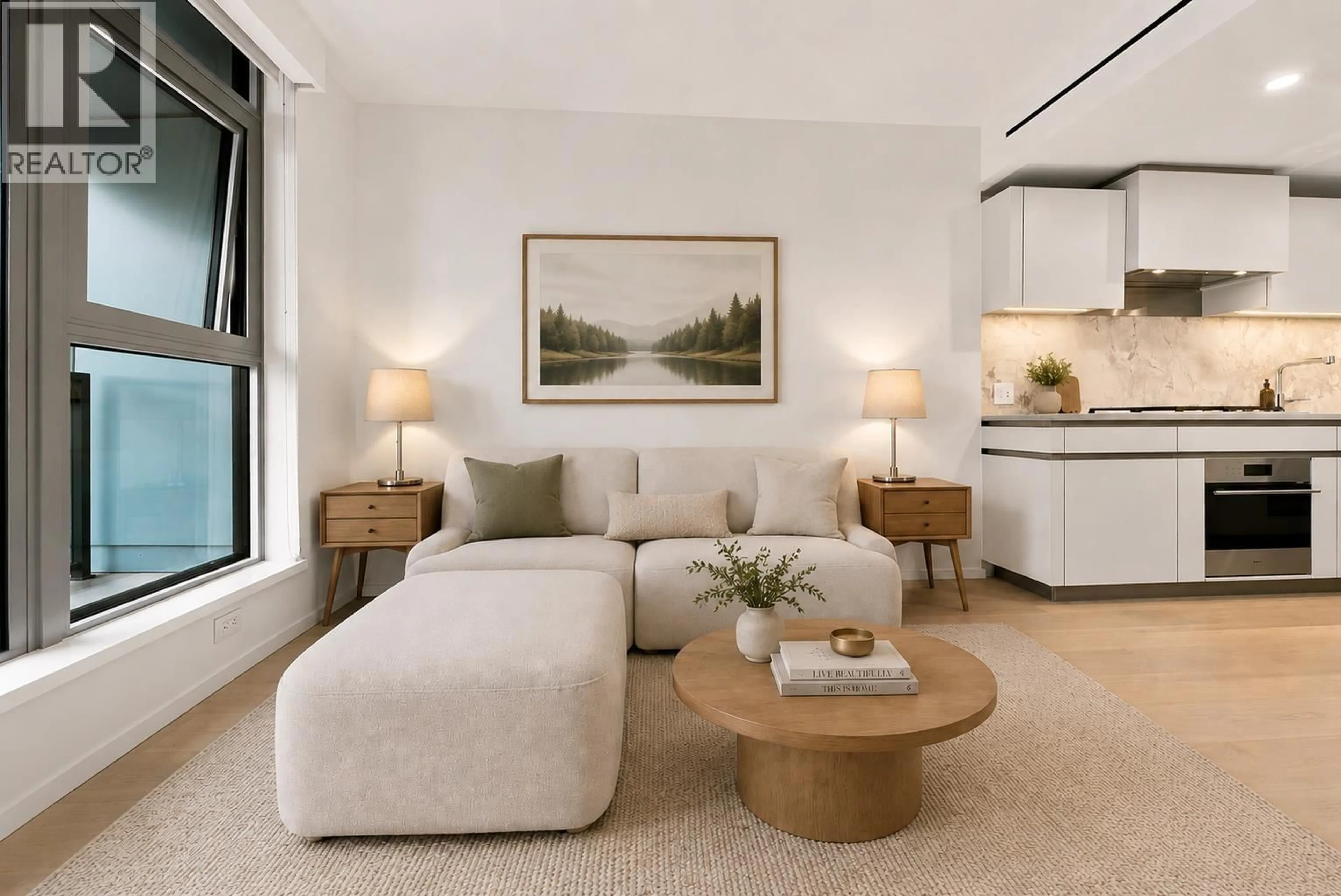 Living room with furniture, unknown for 605 - 889 PACIFIC STREET, Vancouver British Columbia V6Z1C3