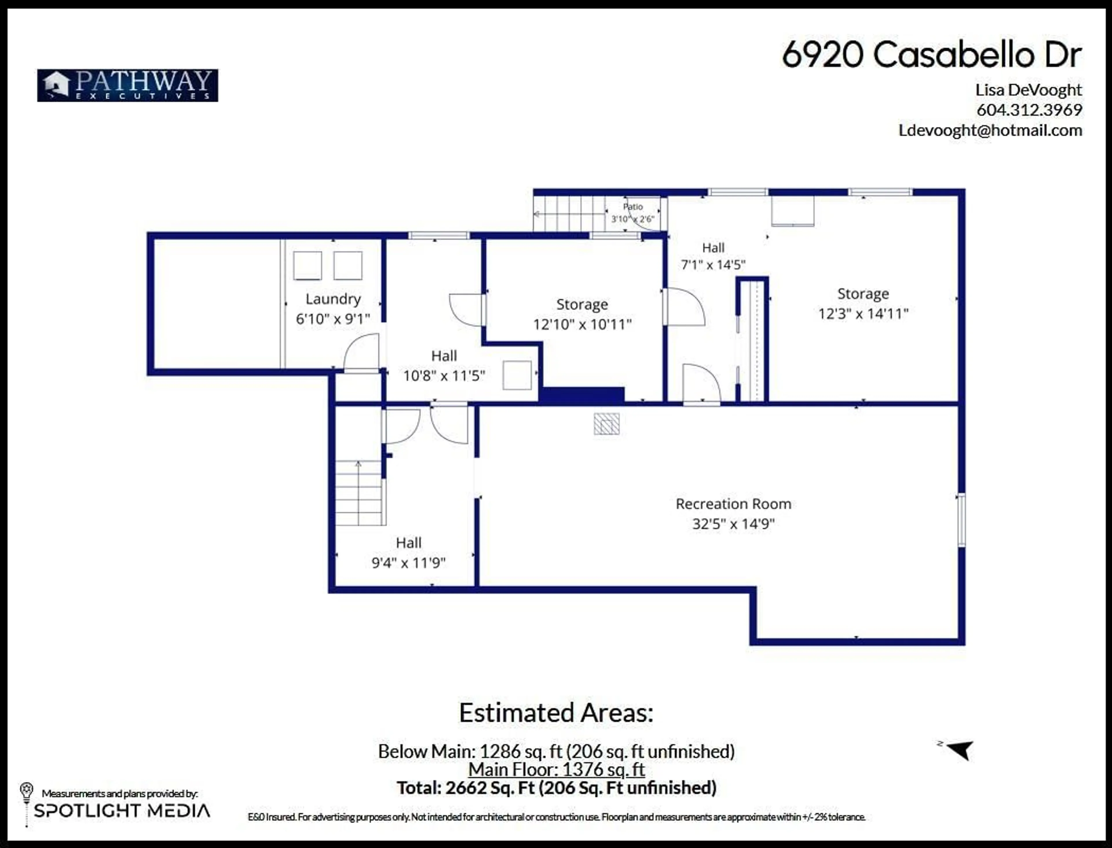 Floor plan for 6820 CASABELLO DRIVE, Chilliwack British Columbia V2R2R3