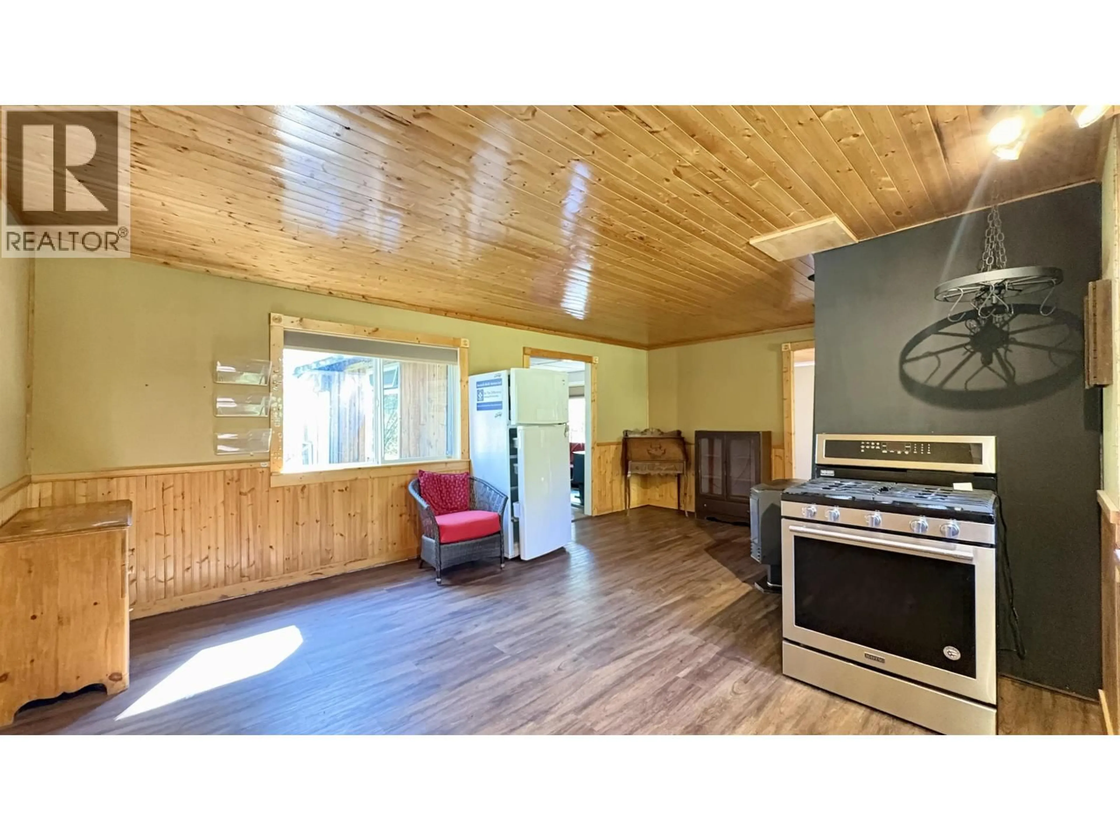 Open concept kitchen, wood/laminate floor for 8905 LEGAULT PLACE, Prince George British Columbia V2N6G2