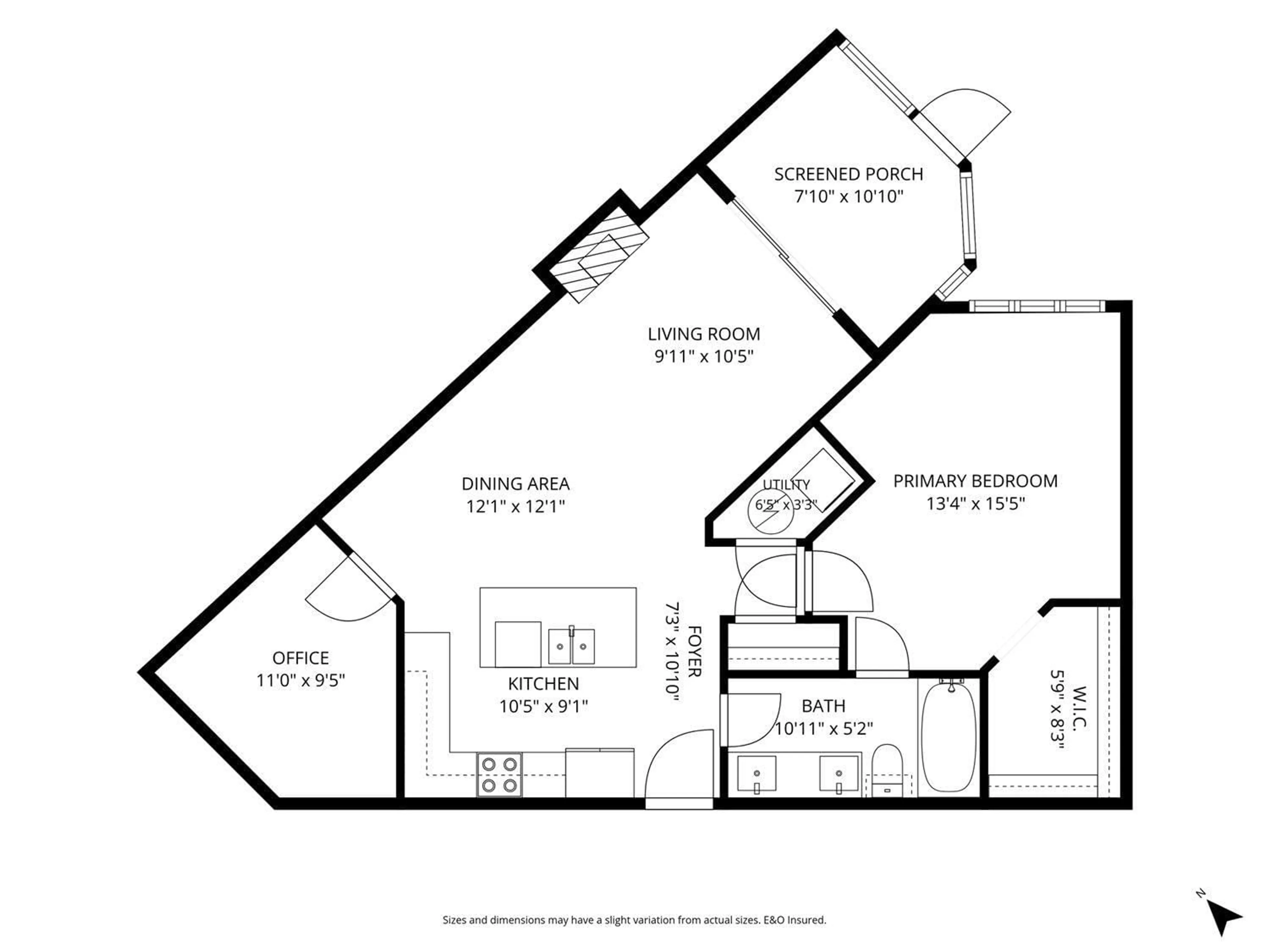 Floor plan for 125 - 8497 YOUNG ROAD, Chilliwack British Columbia V2P4P2