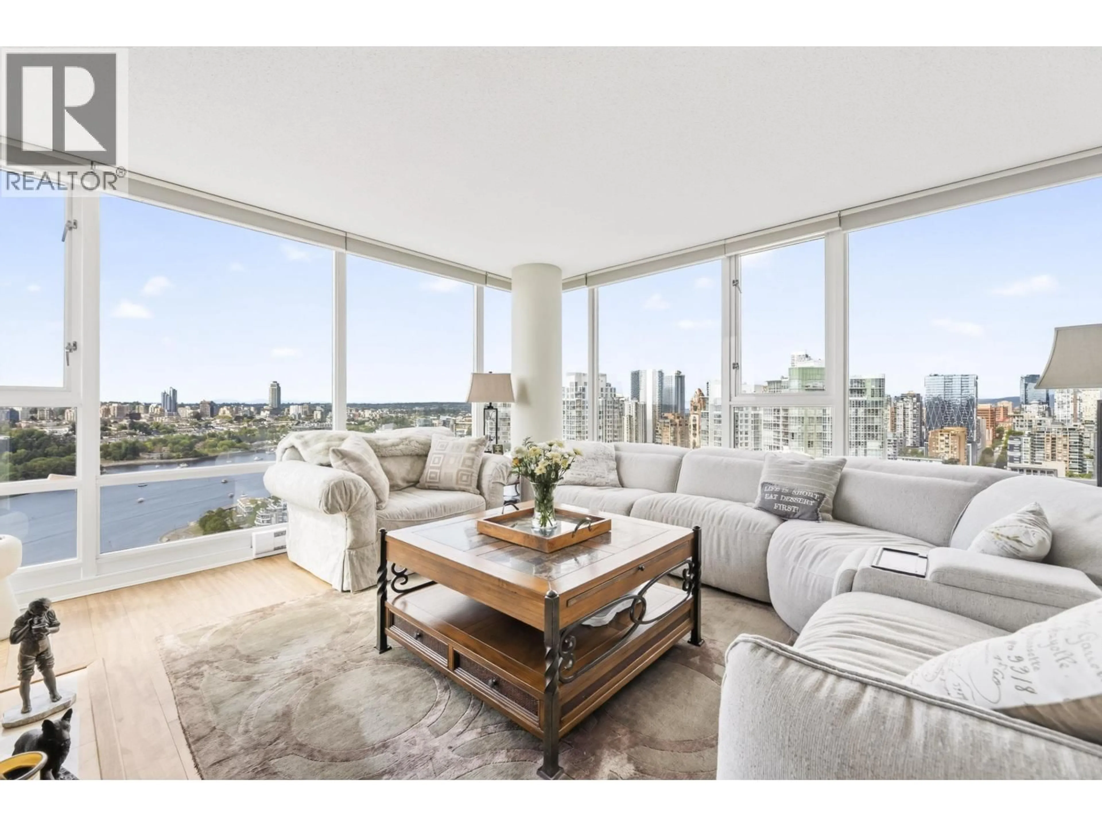 Living room with furniture, unknown for 3607 - 1033 MARINASIDE CRESCENT, Vancouver British Columbia V6Z3A3