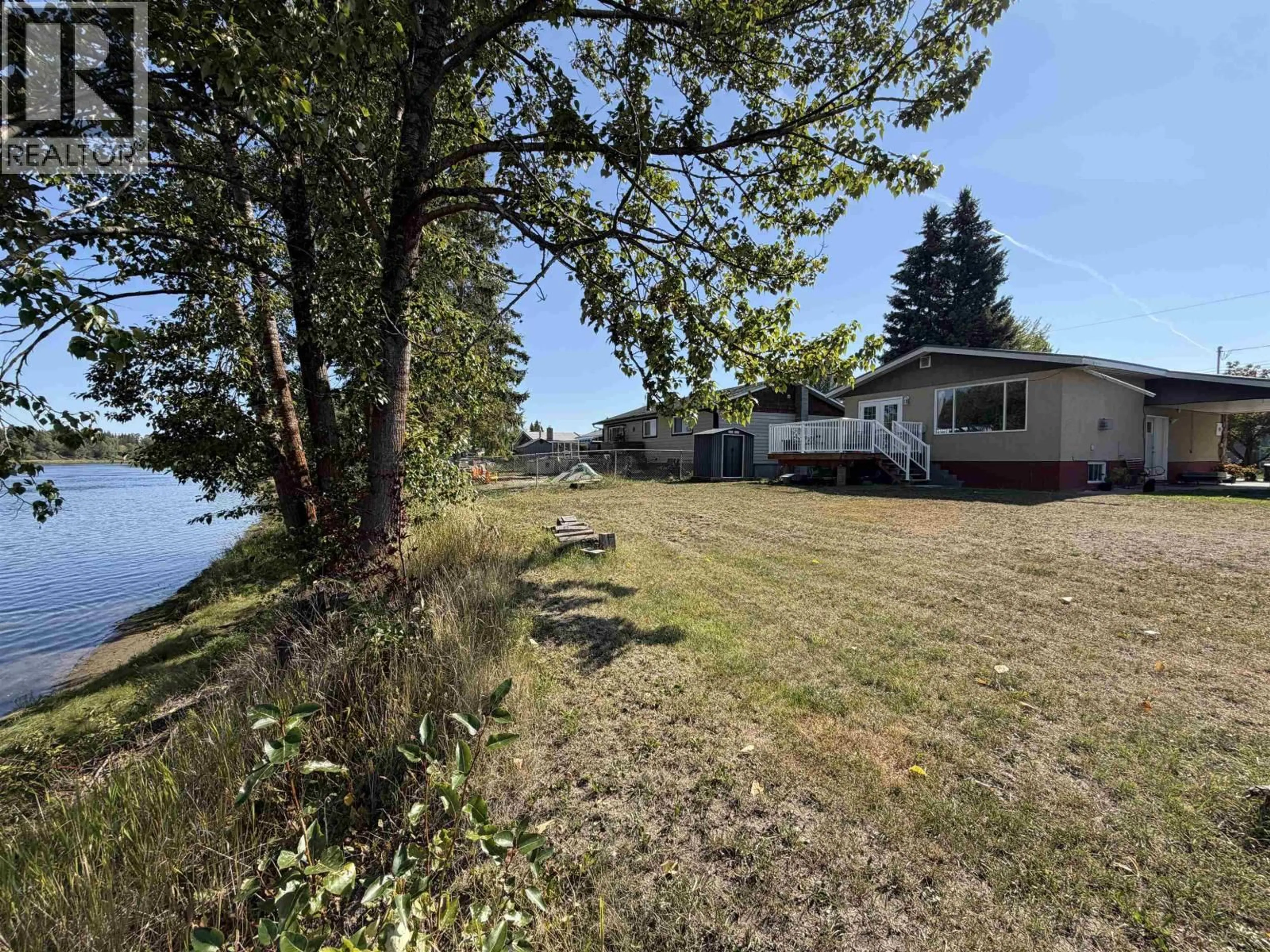 A pic from outside/outdoor area/front of a property/back of a property/a pic from drone, water/lake/river/ocean view for 2733 RIVERVIEW DRIVE, Vanderhoof British Columbia V0J3A2
